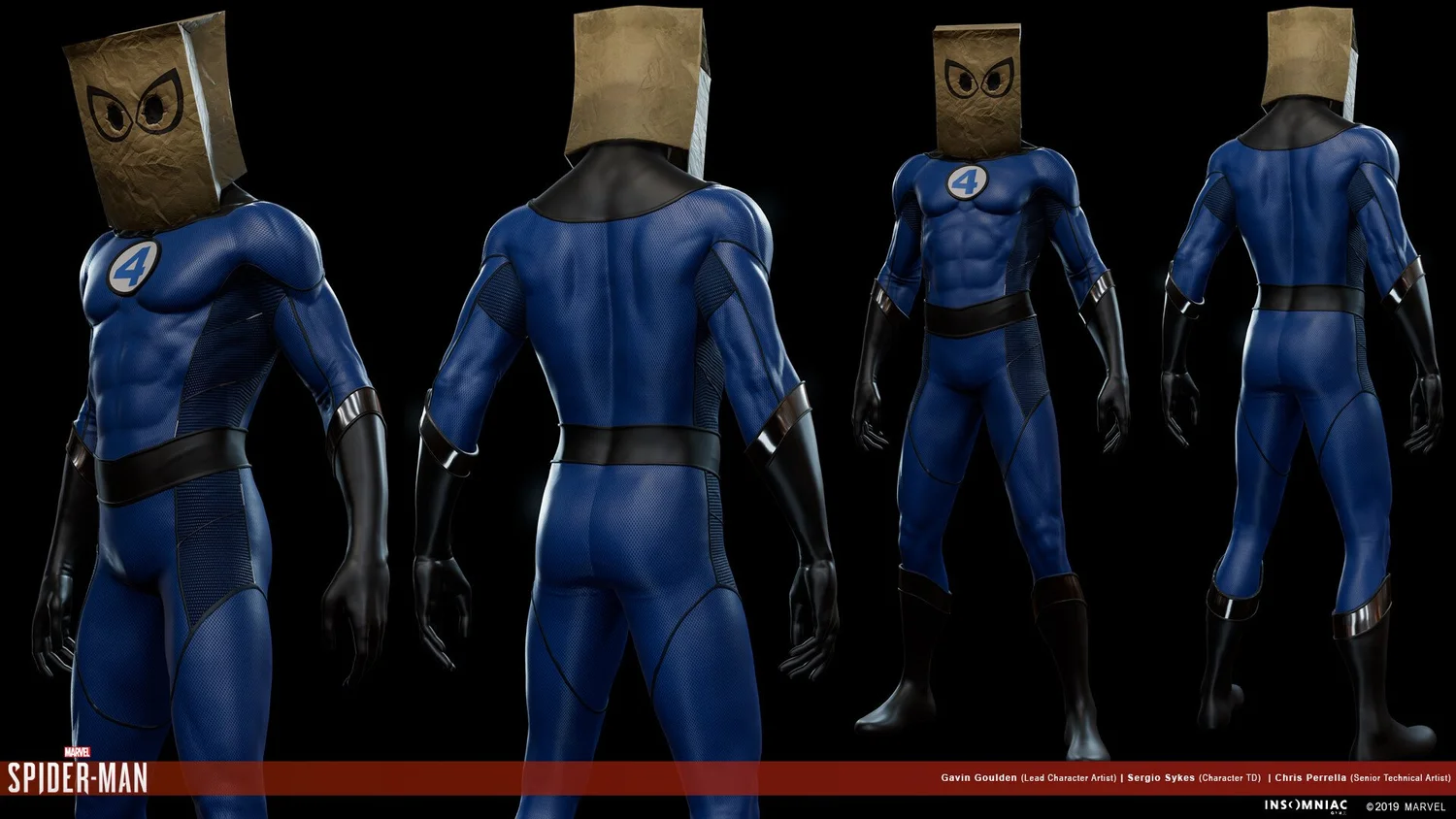 Bombastic Bag-Man Suit (Spider Man Ps4) Minecraft Skin