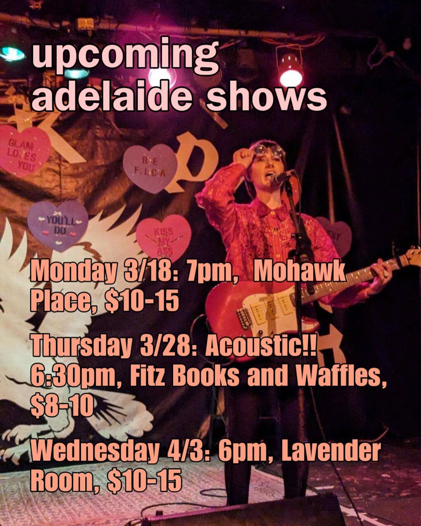 COME ON OUT BBS!!! i have some early evening shows coming up this early spring 🥰🥰🥰 come hang with me as the sun stays out longer ❤️&zwj;🔥💋 see you soon!!