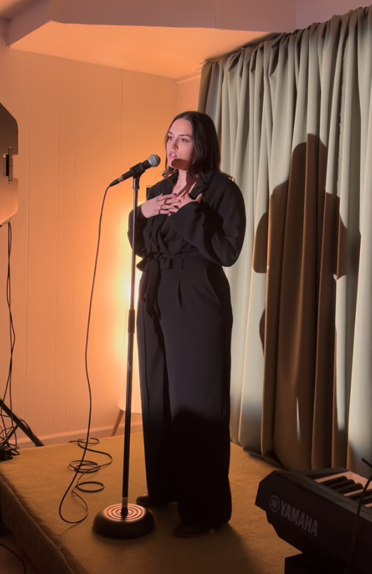 Paige Raskin live performance of a place to fix me