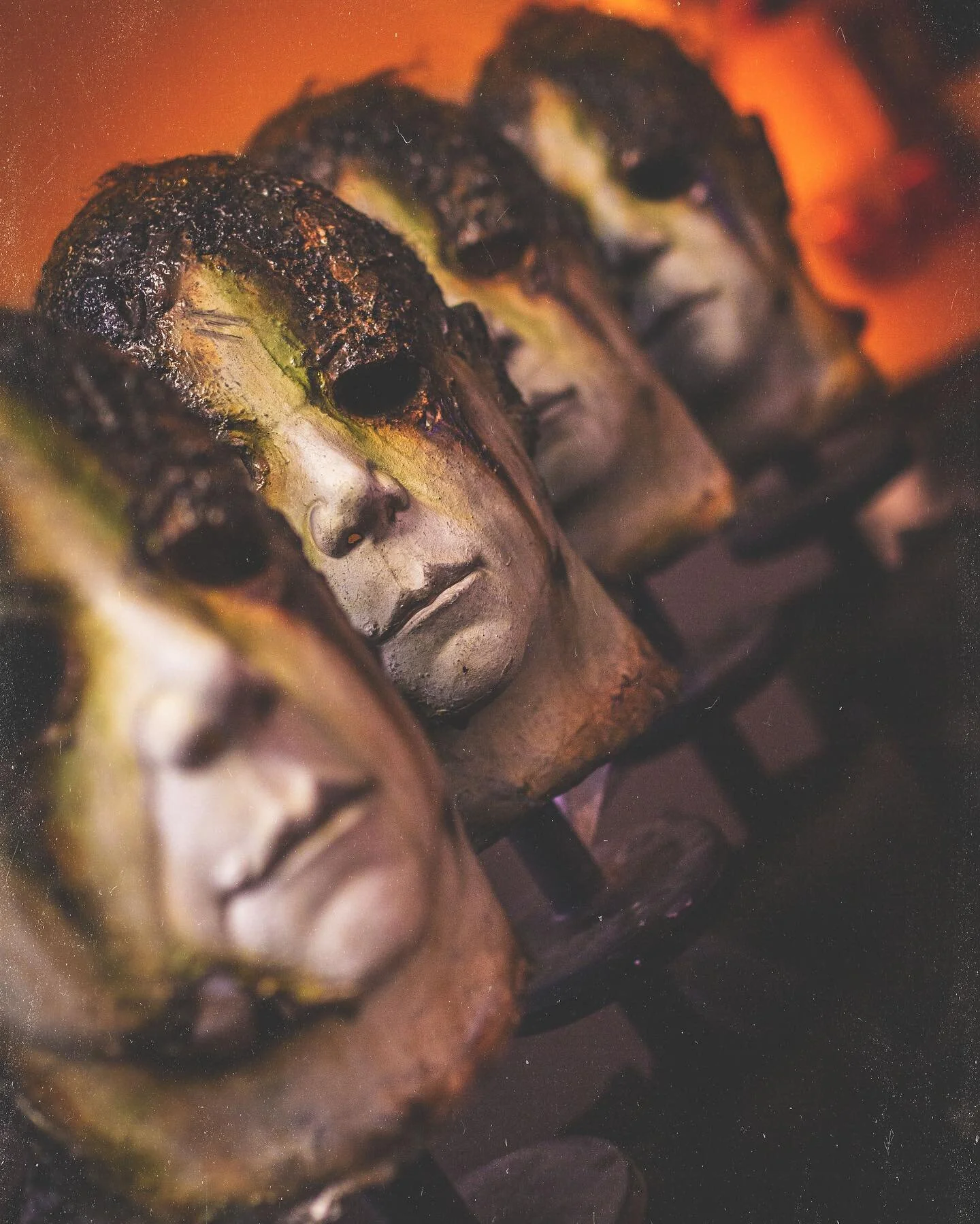 Mister Blister #5, 6, 7 and 8 going out tomorrow!! 🙂 if you're above that number, I'll be working on yours this and next week! love making these altho they take ages to paint. If you're interested, DM me or check my website (vonschreckmasks.com) or 