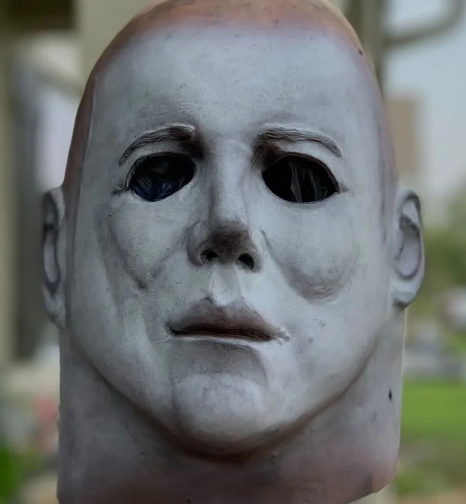 sculpt and mask by me, paintjob by Chris Morgan @wmp_1978 🎃 first time I have Chris work on one of my masks, looking forward to how it will turn out! thanks for the cooperation, my friend. 🎃💀🖤
.
.

#halloween #michaelmyers #myersmask #horrormask 