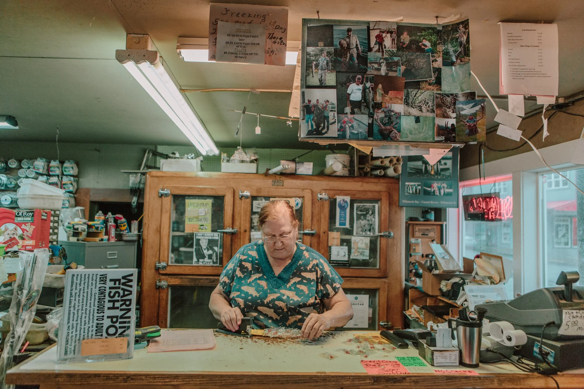  Fish store in Astoria, Oregon 