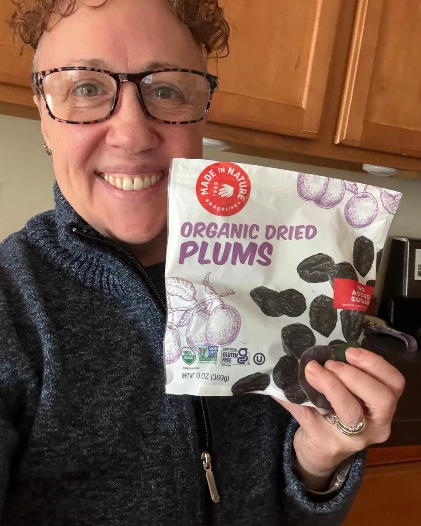 My favorite way to get fiber and desert, and keep the party (in my GI) moving!  Check out my affiliate link at Amazon. https://amzn.to/4mILFXO  by purchasing through this link, you get great tasting plums, I earn a small commission and you help suppo