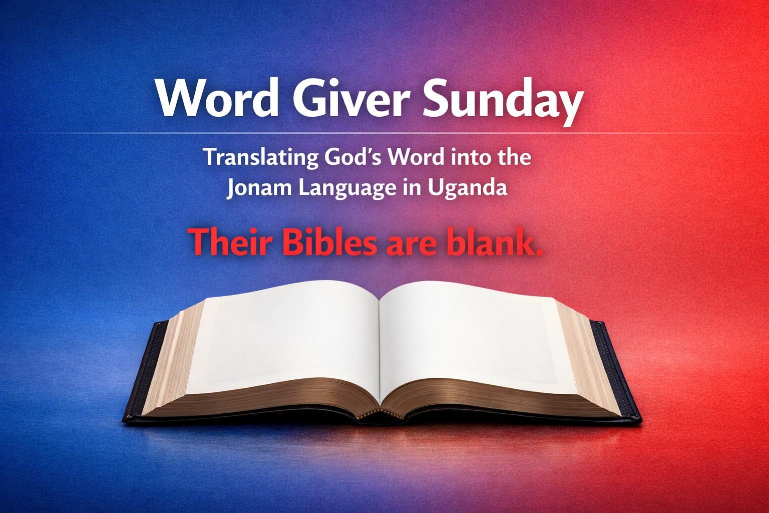 Word Giver Sunday at New Center Baptist Church