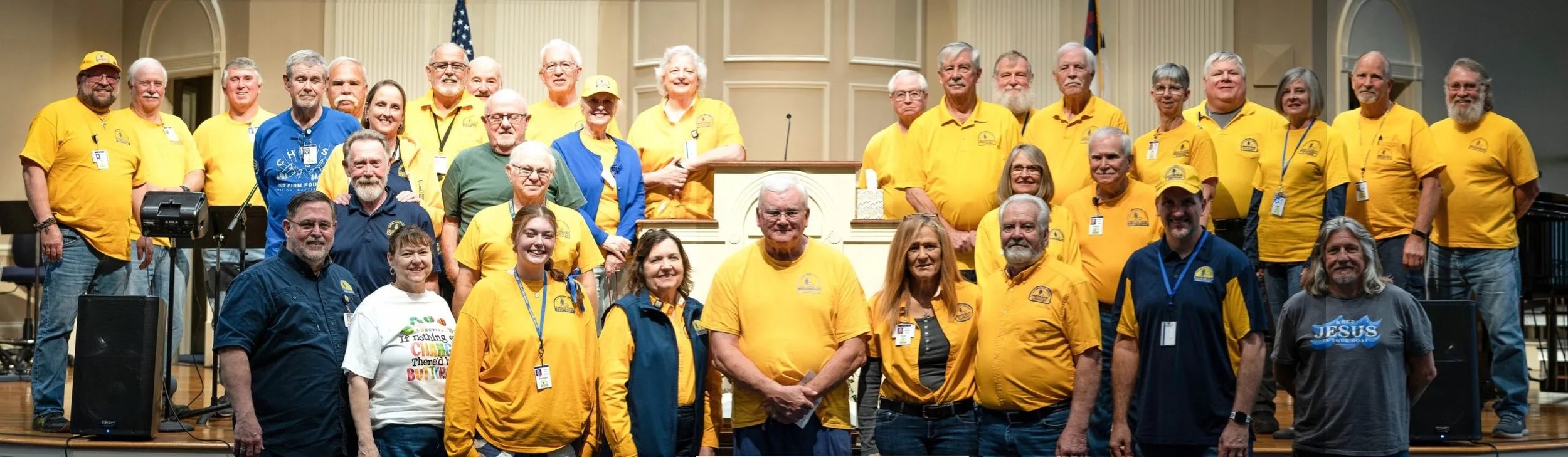 MBA DR Team members with Kentucky Baptist DR volunteers.