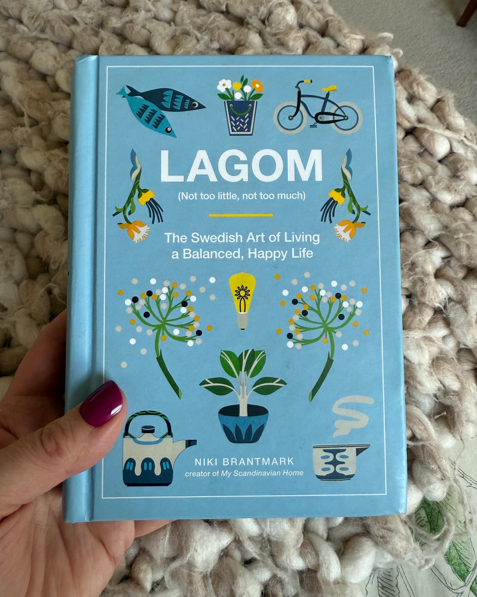 I recently learned the word lagom from my friends at @lagomnorth &mdash;and then serendipitously stumbled on this book with the same name! It&rsquo;s a Swedish word that means &ldquo;not too little, not too much,&rdquo; and it&rsquo;s quickly become 