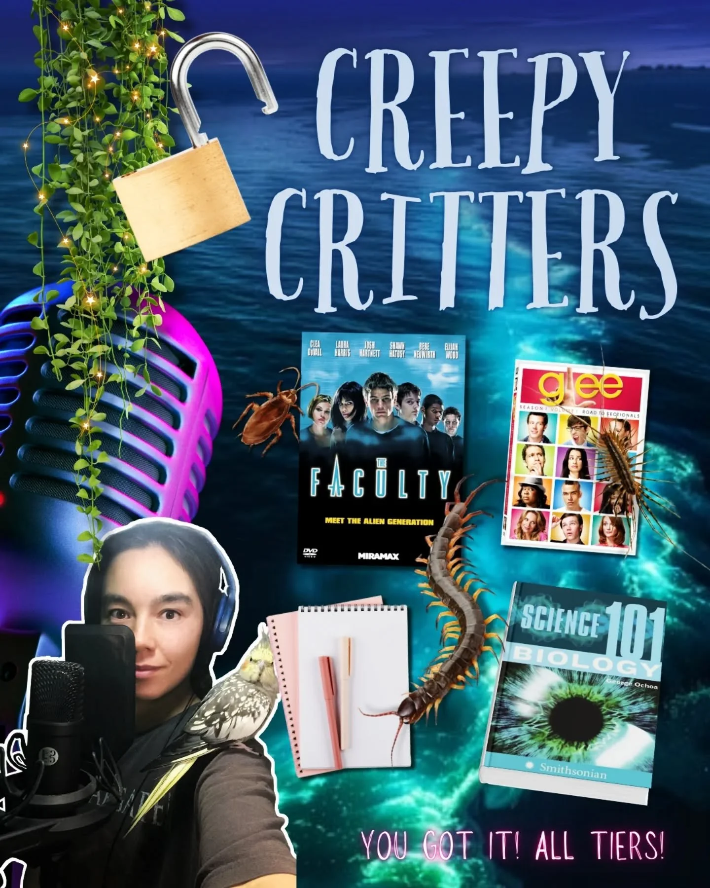 🔑 Stretch goal #5 unlocked!!
.
Creepy Critters is officially getting narrated by @heatherhowardvoice ! The story has been handed over and I can't wait to hear what Heather does with it!
.
Smashed that Stretch Goal of $2500, and we're not stopping ye