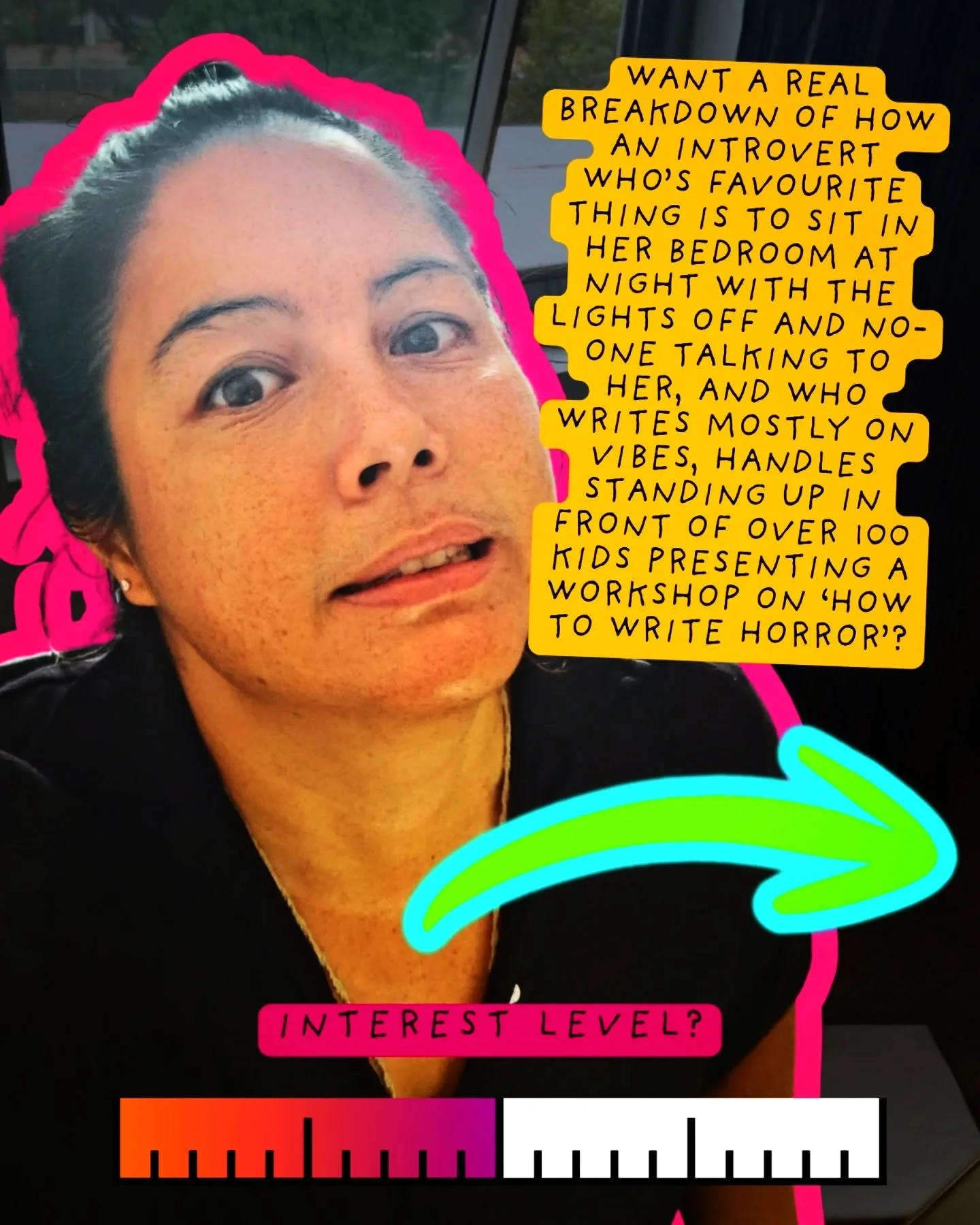 💚 Some authors take events like this in stride, but not me. I take it at a wobble, a crawl and occasionally at a slippery drag. 
.
Part of me didnt want to share this because as ive grown in my writing and am finding myself getting more awesome oppo