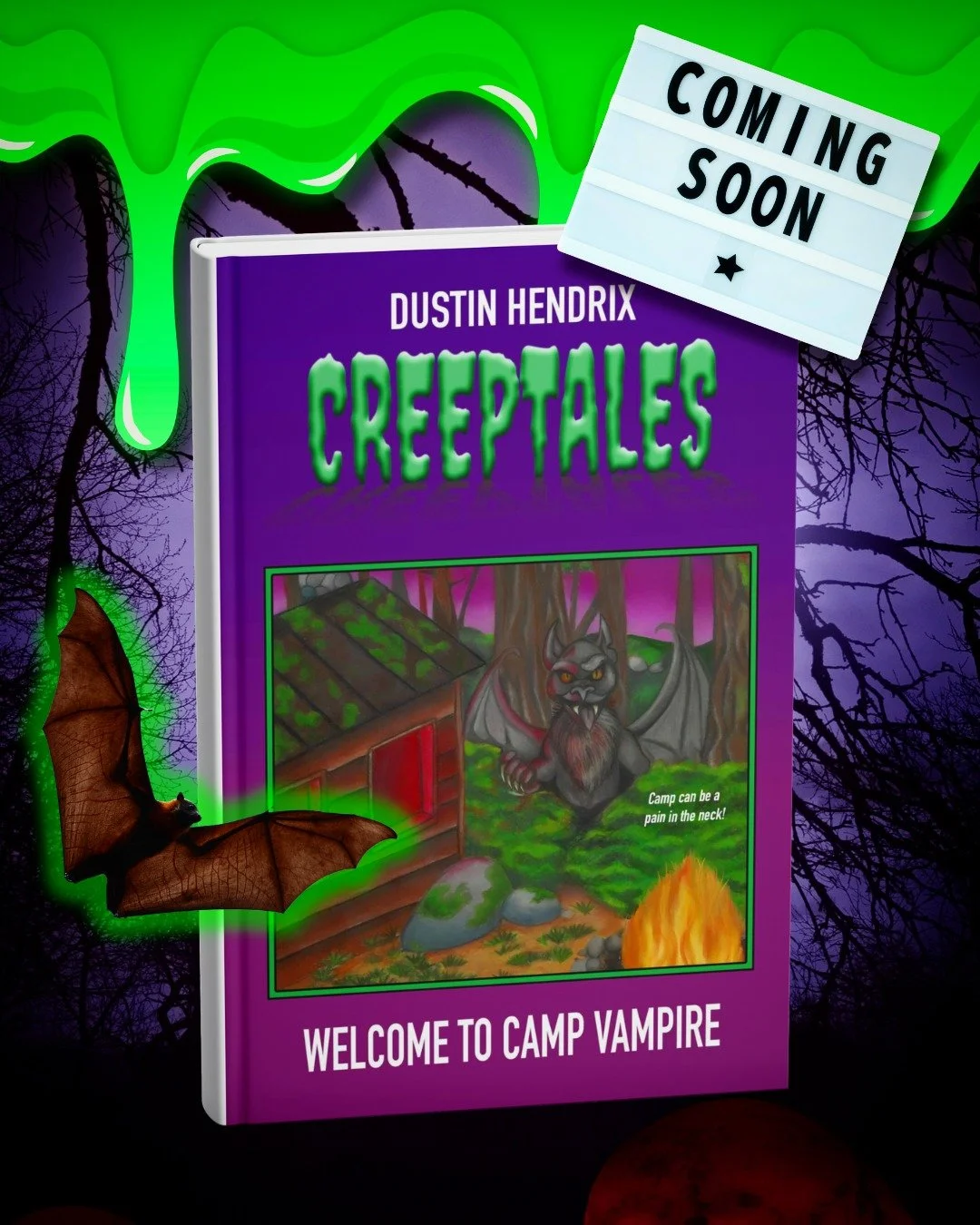 Have you jumped on the @creep_tales wagon yet? If not, there's no time better than right before the release of his next book "Welcome to Camp Vampire" 🧛🏽
.
Hannah Cho and her best friend Rachel are spending the summer at the newly-reopene
