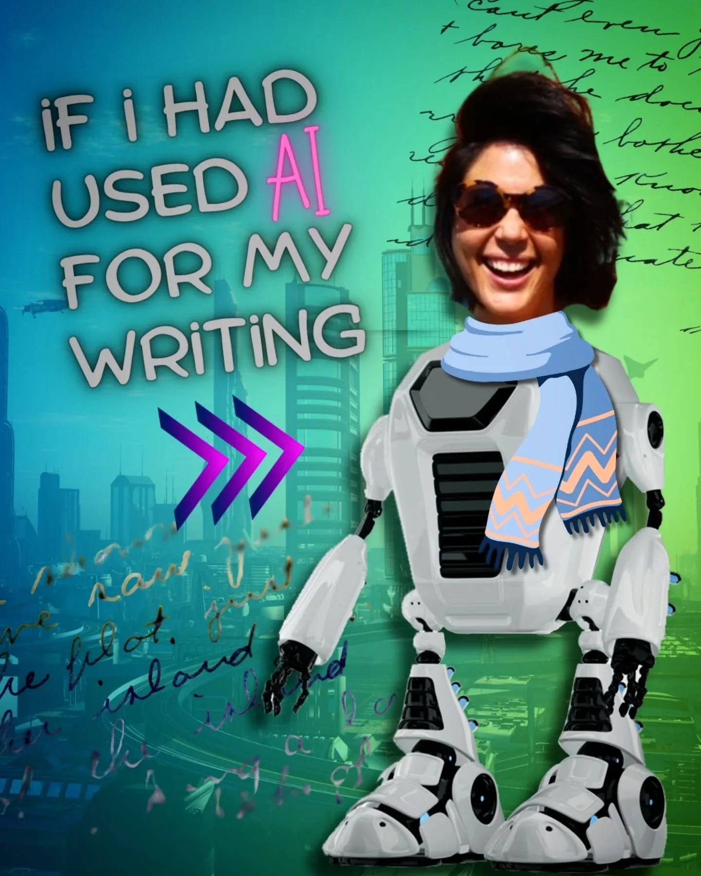 Ultimately, i think if youre using AI to write your stories, its really you that's missing out. The magic is 💯 in the mess ✨️