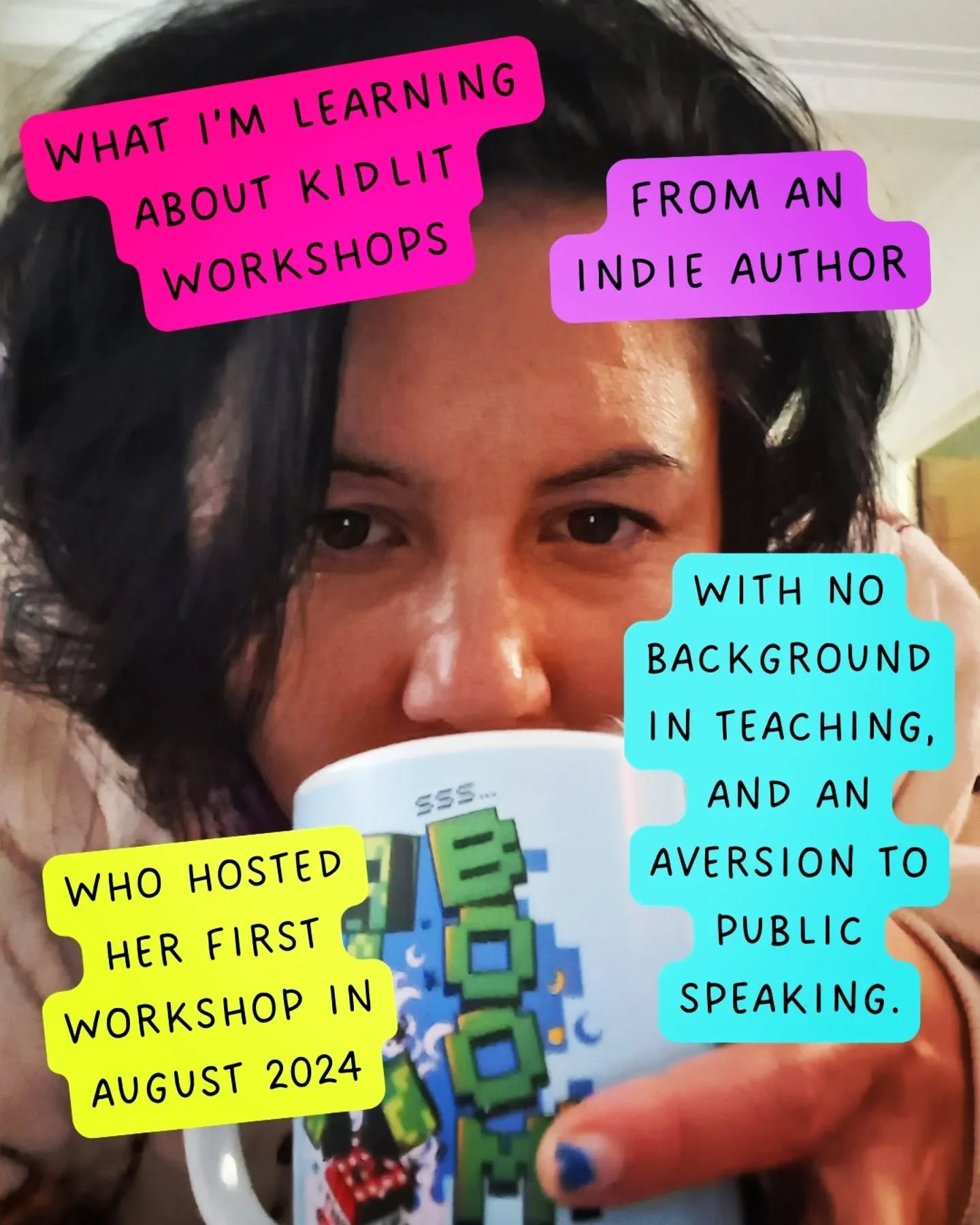 ✨️ AUTHOR WORKSHOPS ✨️ (from a noob presenter).
.
Theyre a lot of things. Here's just some.
.
✌🏽 
.
#authorworkshops #authorlife #horrorwriter