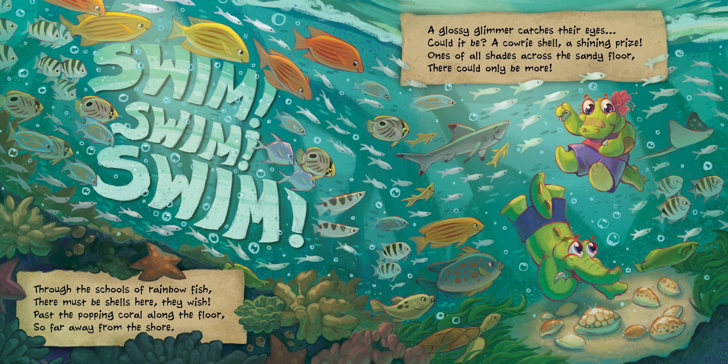 The Shell Seekers Page Spread, 2025