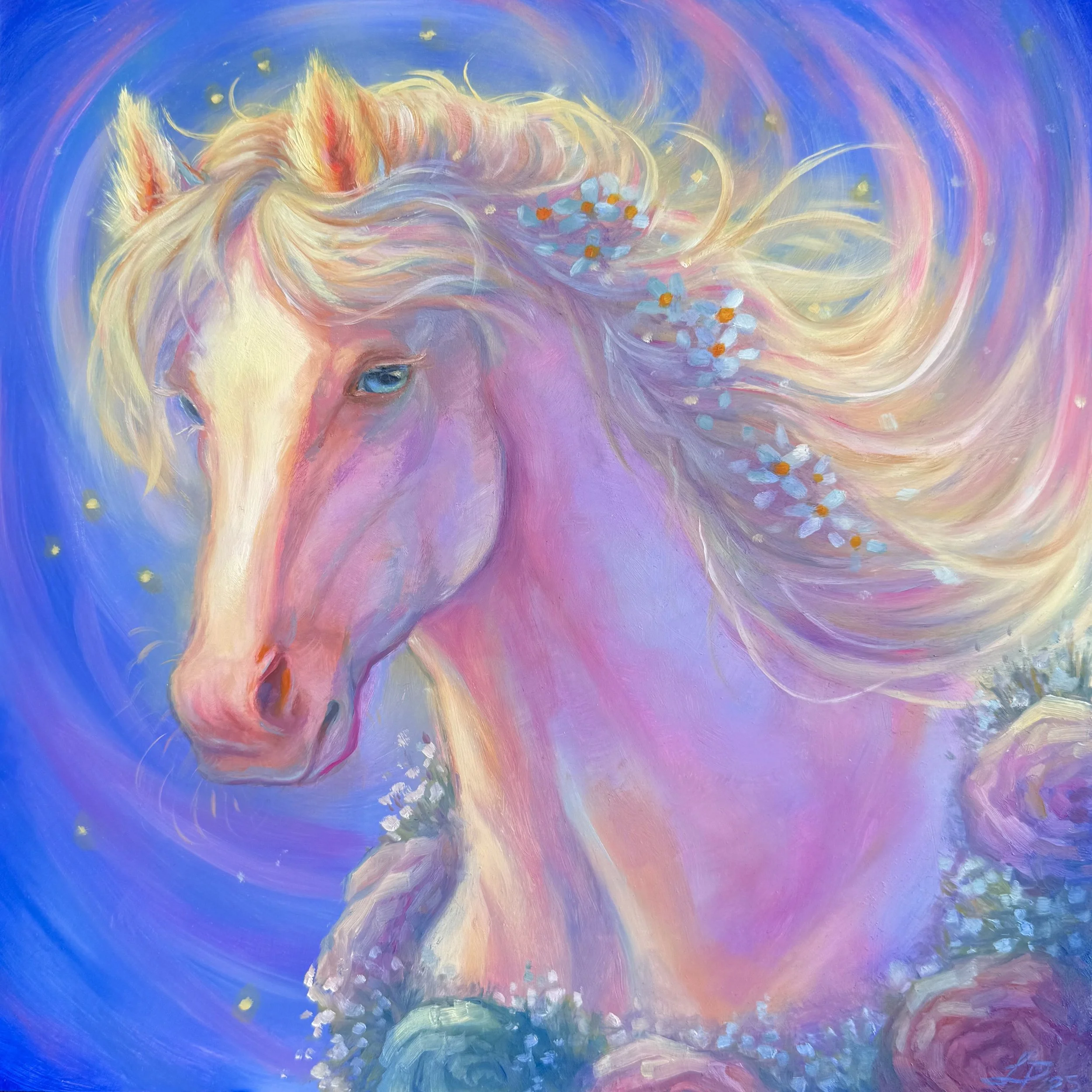 Magic Horse, Oil, 2025