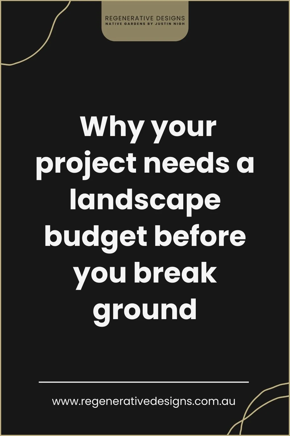 Why your project needs a landscape budget before you break ground.