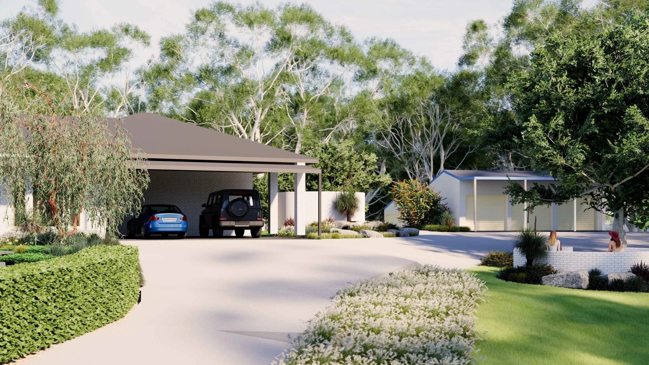 Landscape Design Mount Samson Brisbane Hinterland Native Driveway 2.jpg