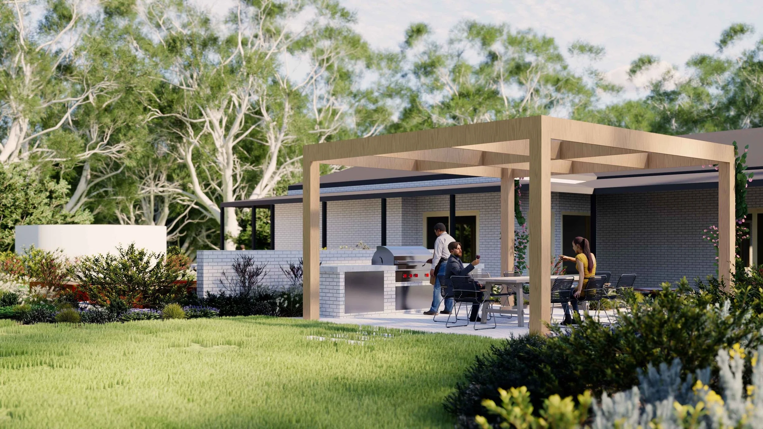 Landscape Design Mount Samson Brisbane Hinterland Native Garden Outdoor Kitchen 7.jpg