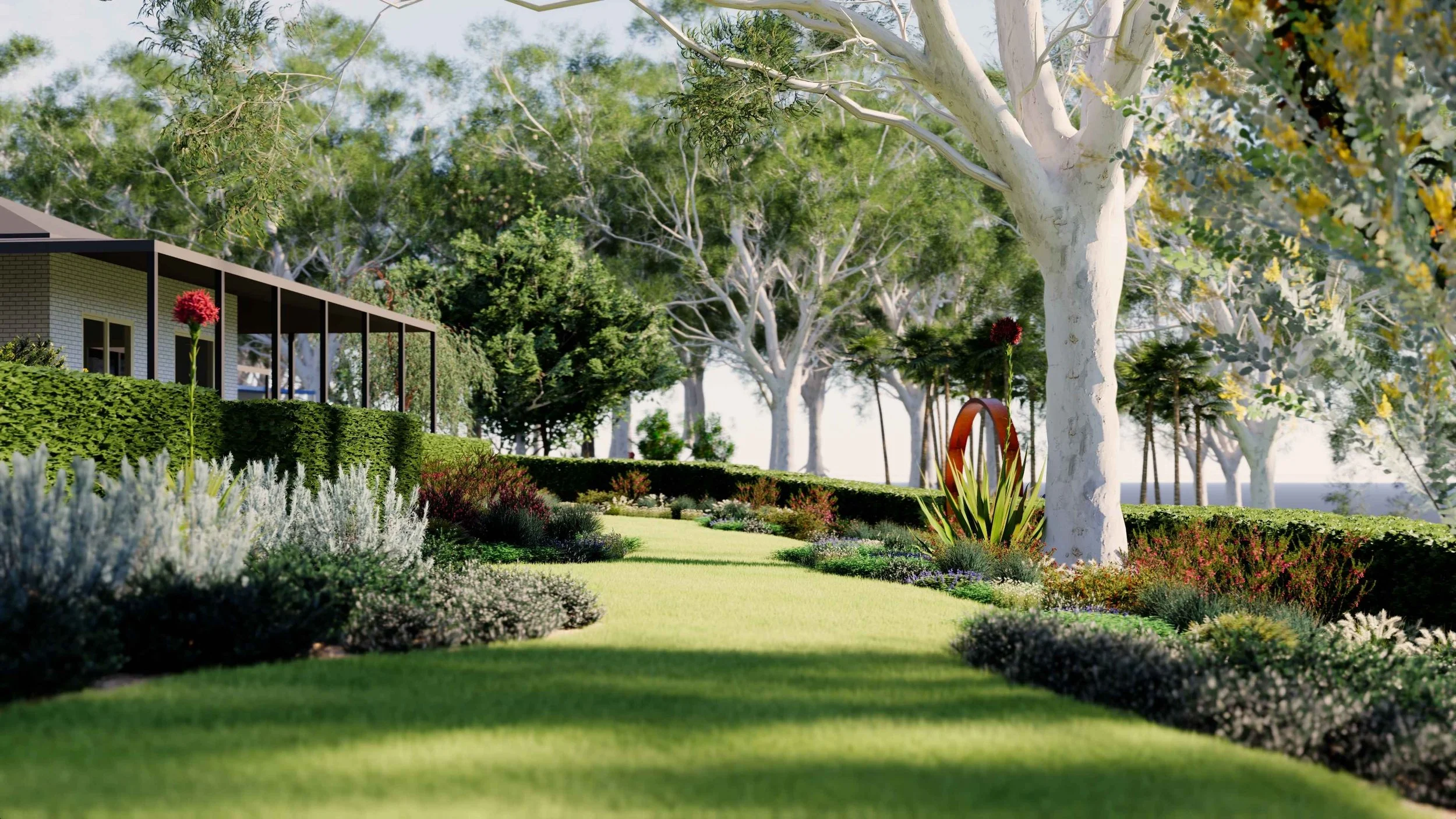 Landscape Design Mount Samson Brisbane Hinterland Native Garden Walk 3.jpg
