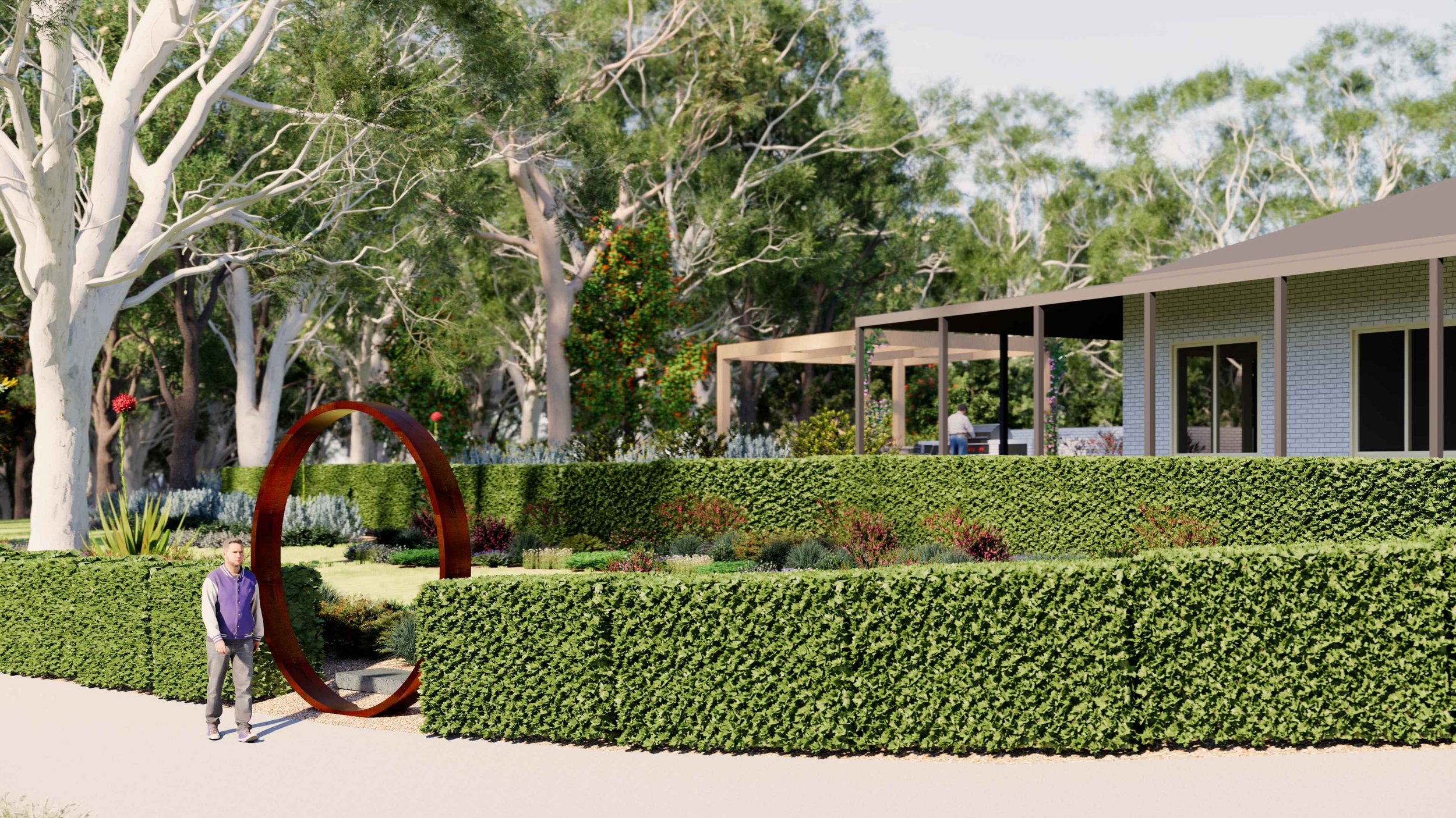 Landscape Design Mount Samson Brisbane Hinterland Native Driveway 3.jpg