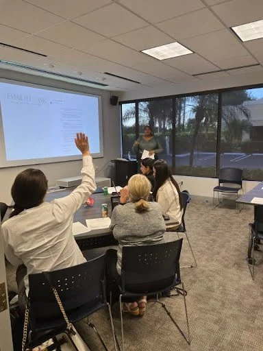 Brittani Millington - founder and strategist at Studio 113speaker and leading a workshop for business owner