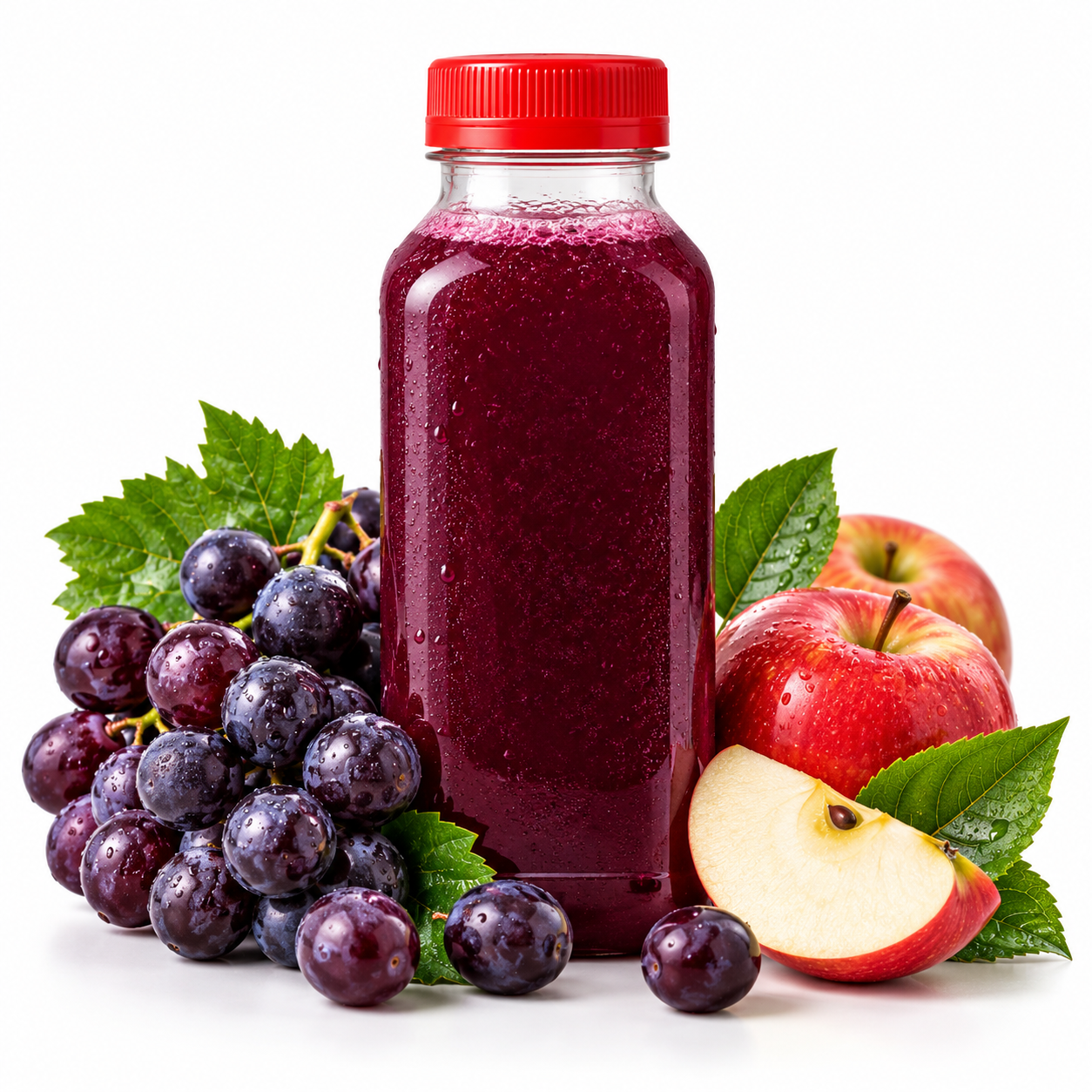 Fresh Grape Apple Juice Bottle.png