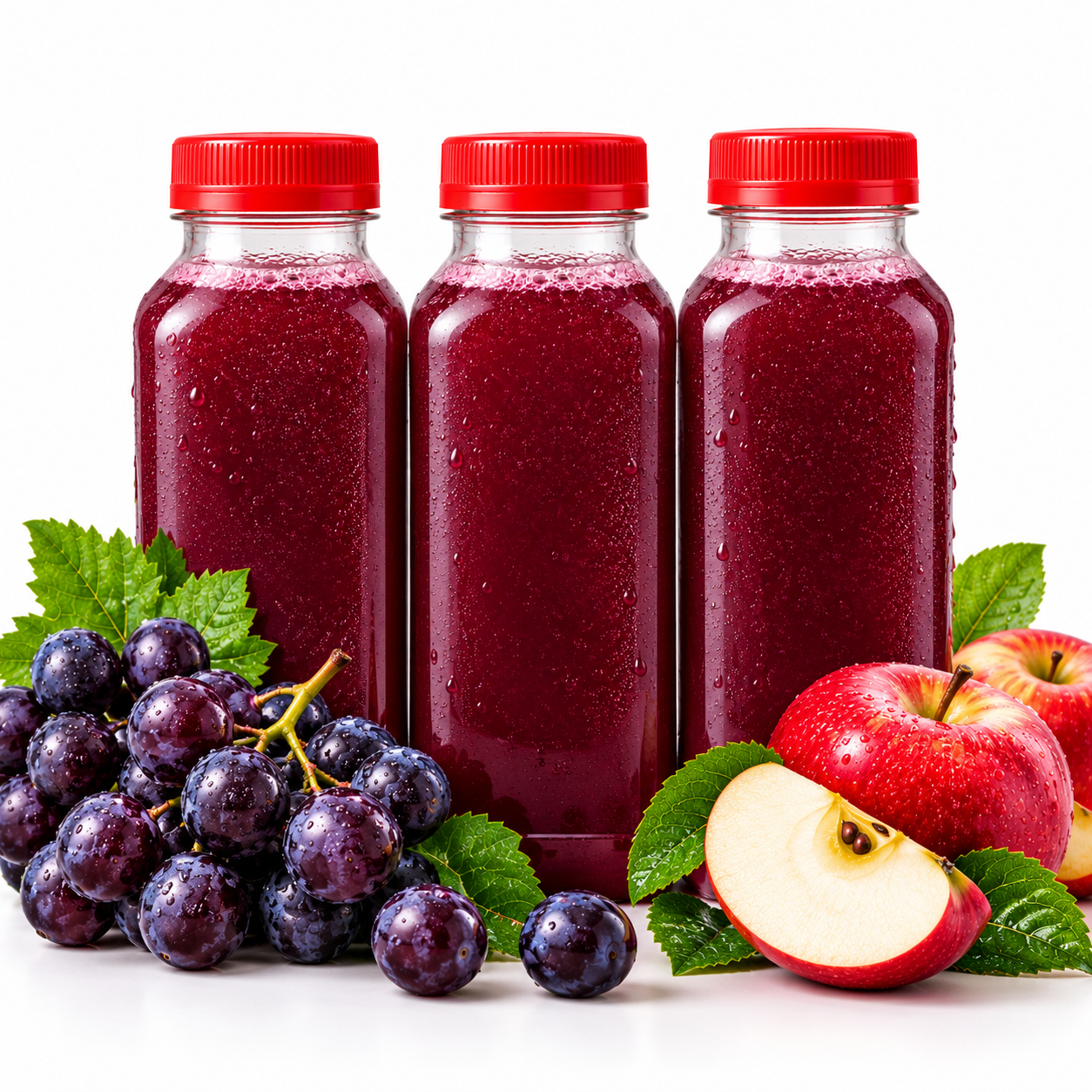 3 pack of Concord Grape + Apple juice (organic)
