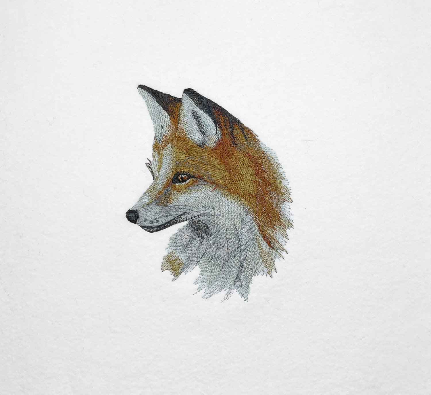 BlanshArt Machine Embroidery - Animal - Stunning textured fox.jpg