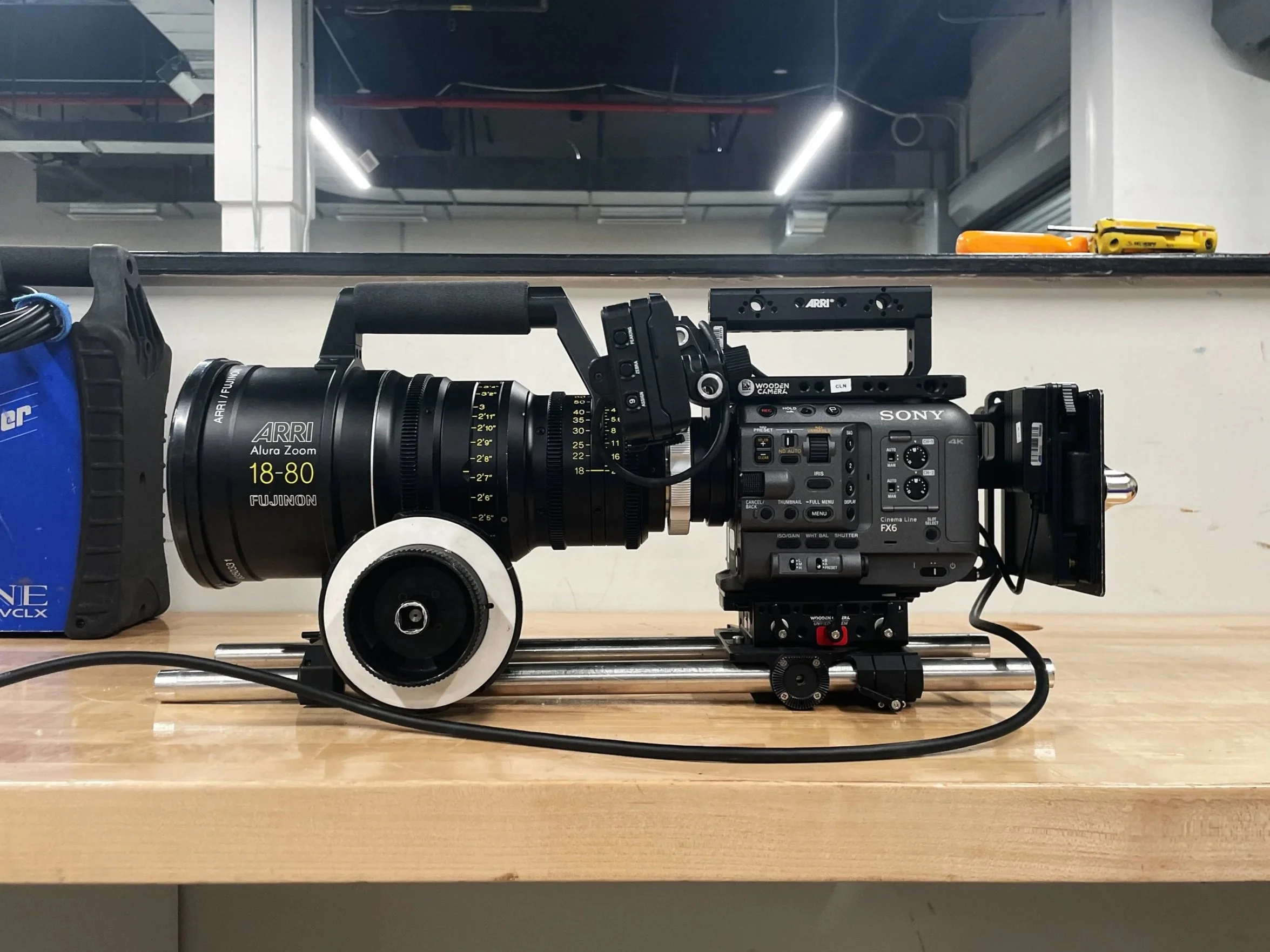 Sony fx6 + ARRI Alura Zoom | ARRI Rental; Prep Tech