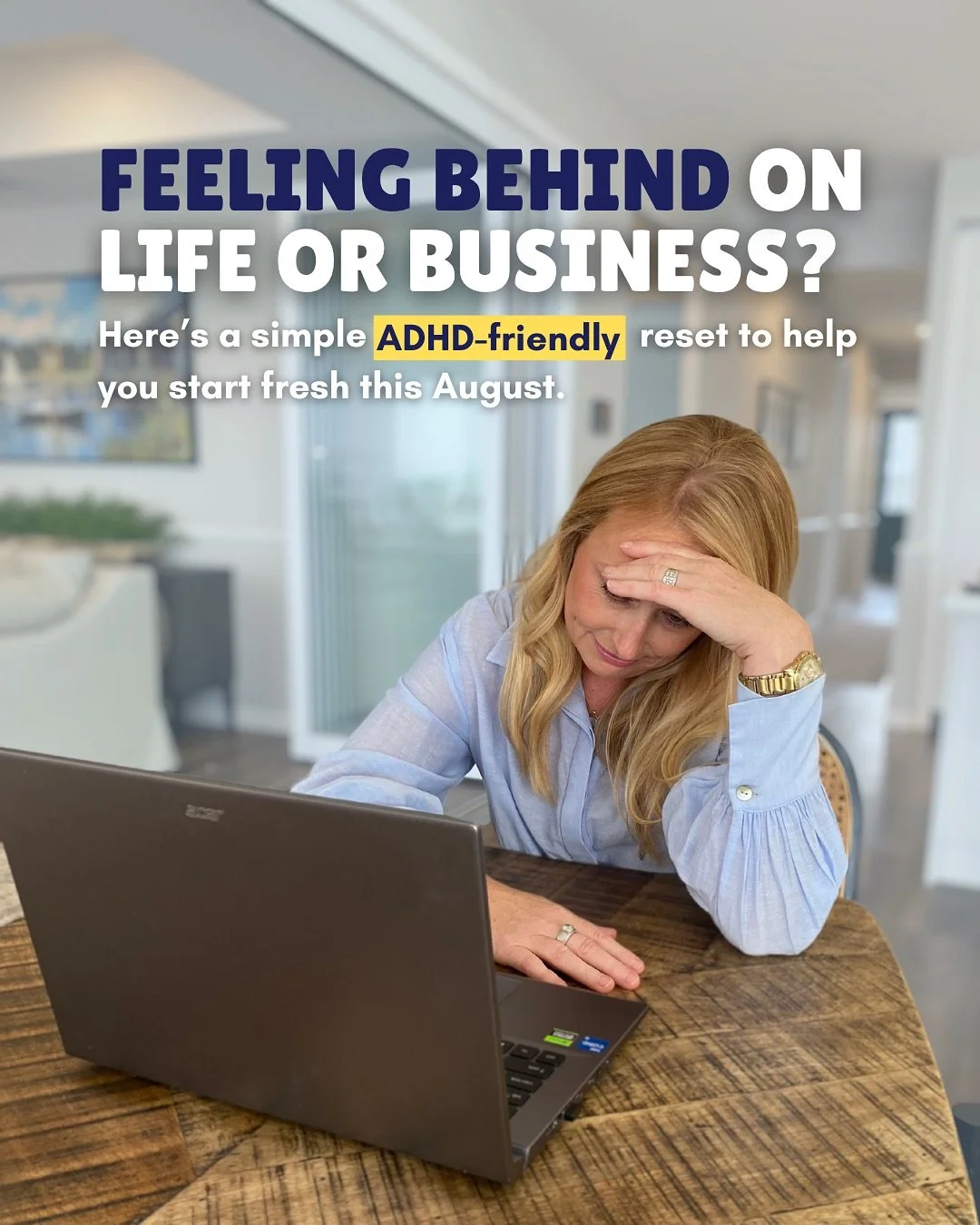 If life feels like a mess right now, you&rsquo;re not alone!  Here are 4 ways to do a quick August reset &mdash; but if you&rsquo;re thinking &ldquo;yep, still too much&rdquo;, book a VA for the week for just $99.  Comment &lsquo;yes&rsquo; below and