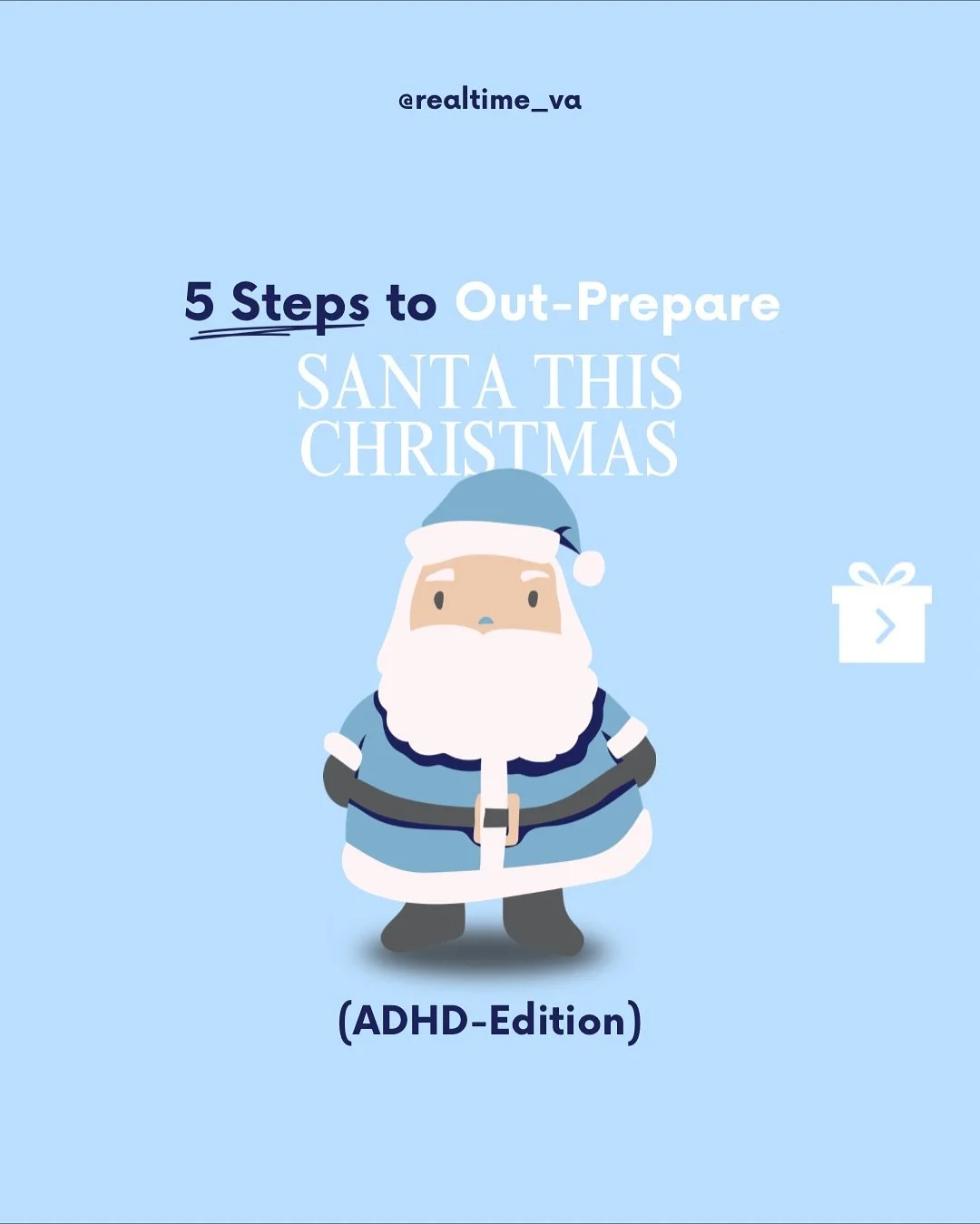 Even Santa needs helpers on Christmas&hellip; 

Don&rsquo;t do it alone, comment &lsquo;support&rsquo; to get started. 💙🎅🏼

#virtualassistance #adhdsupport