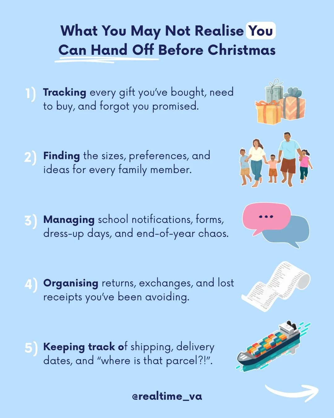 If your ADHD brain is already at capacity&hellip; we&rsquo;re still open for Christmas so you can actually enjoy it this year. 💙

Comment &lsquo;Support&rsquo; to try us out for a week. 🎁

#virtualassistant #adhdfriendly