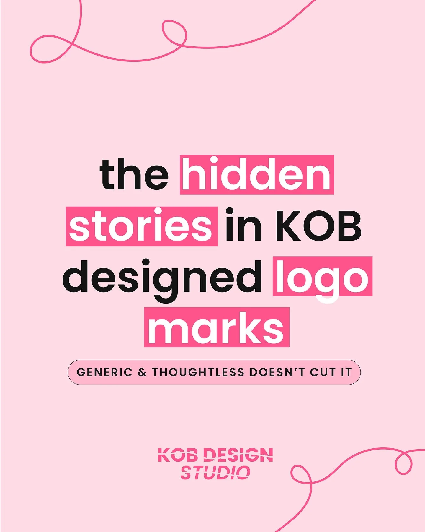 A collection of beautiful, meaningful, and unique brand marks - each with its own story.

I wanted to give you a peek into my creative thinking and design process. It&rsquo;s easy to default to summarising a brand name into a logo mark using initials