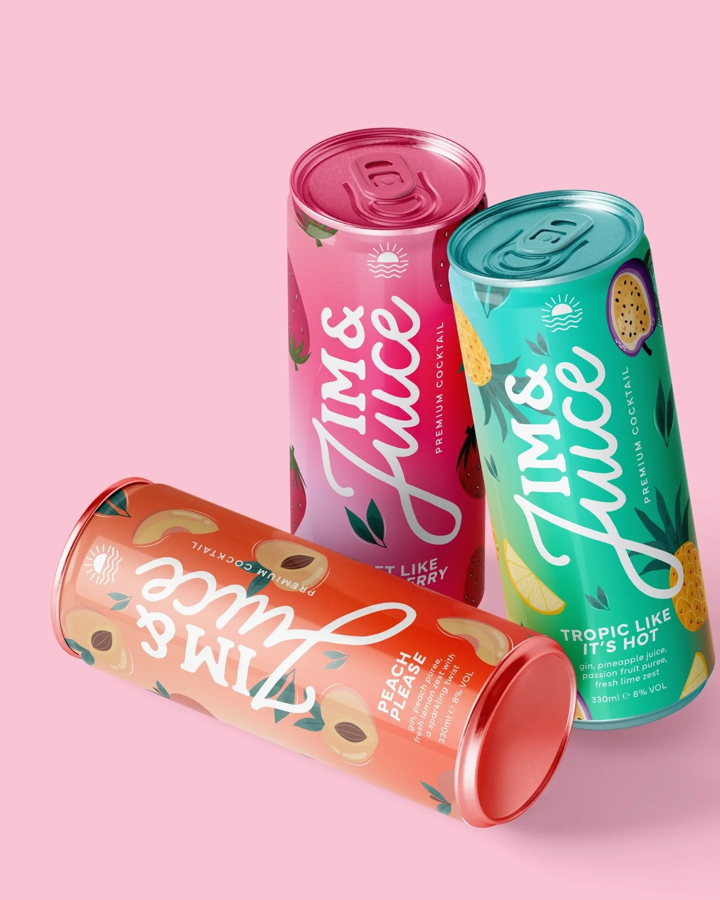 Cocktails but make them the absolute vibe 🔥

The key to packaging design especially CPG is that you want consumers to firstly notice it, but secondly NEED to have it (through being aesthetically pleasing, look delicious and in most cases solve a pro