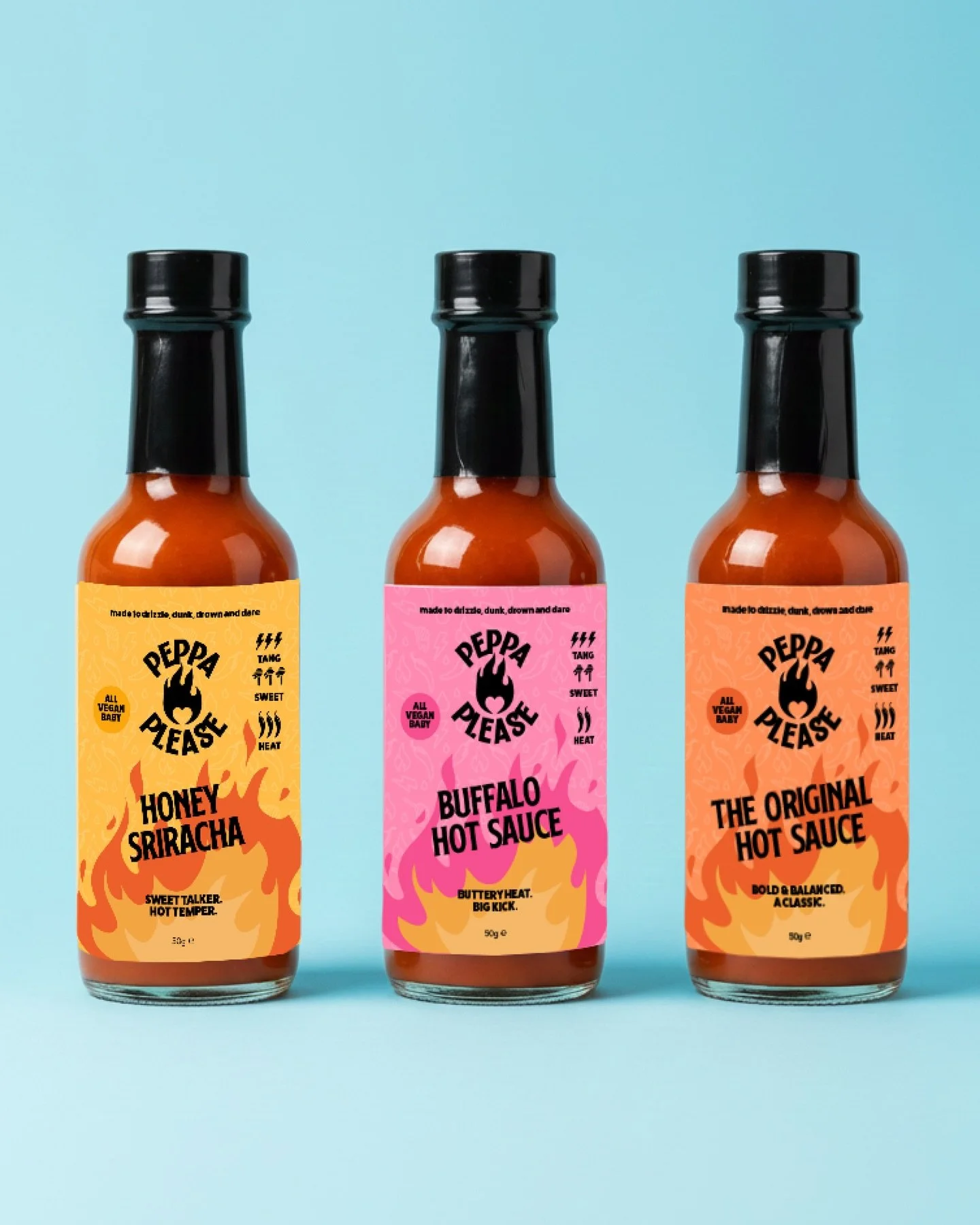 Oh hello, peppa please 🌶️

It&rsquo;s been YEARS since I&rsquo;ve taken part in a design brief and I&rsquo;ve ALWAYS wanted to design a hot sauce brand - it was so fun! 

What do you think?? 🌶️

@designerbriefs @branding.source

#dbpeppaplease #bra