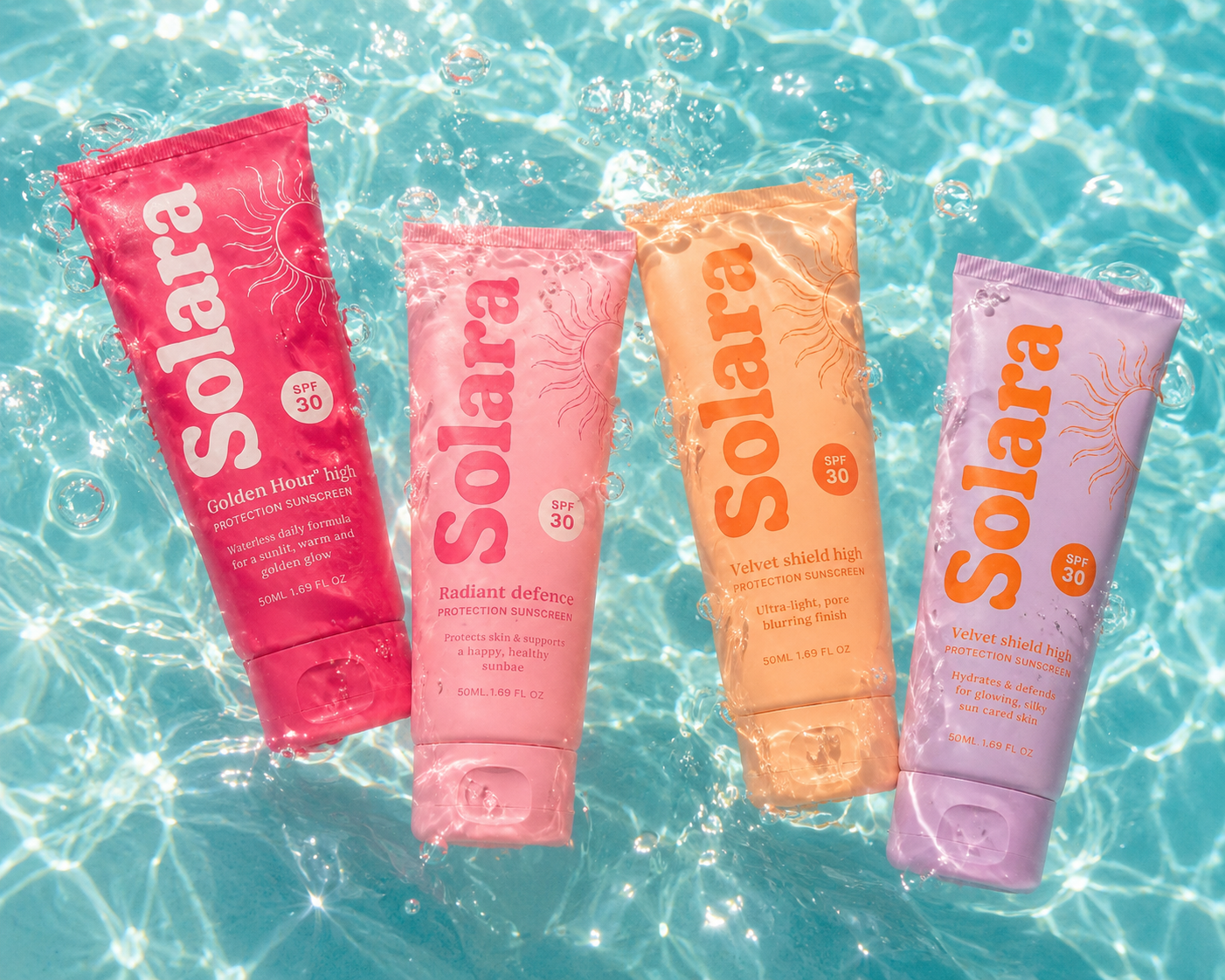 Solara - Skincare Brand Identity and Packaging Design