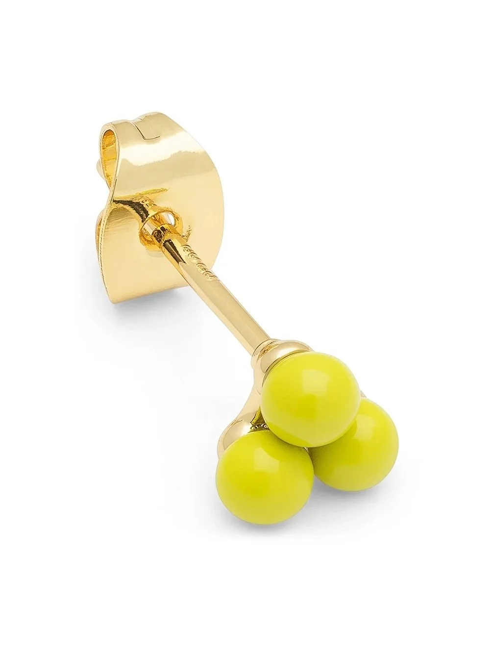 LULU Copenhagen Ohrring Trio in Wild Lime