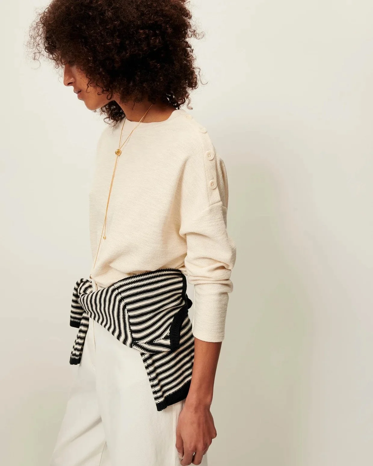 Sessùn Longsleeve Austin in Creme