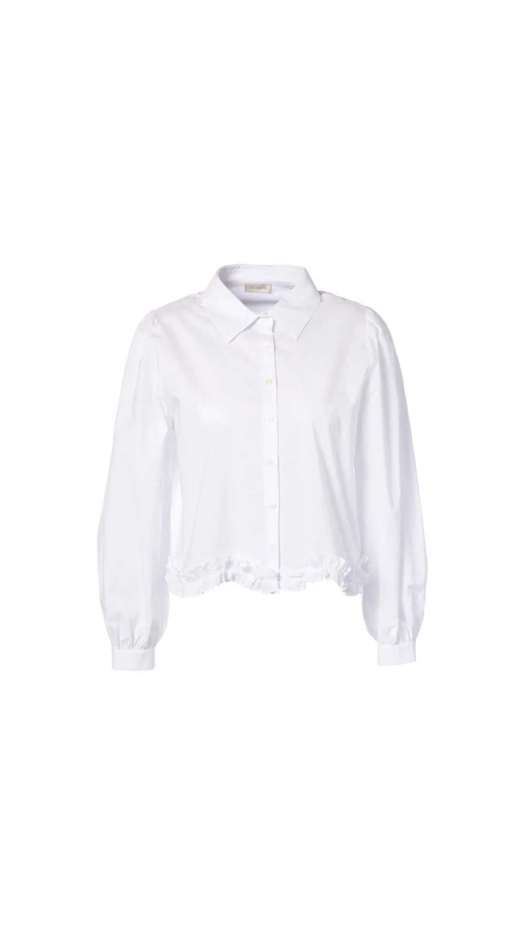 JC Sophie Bluse Lamar mit Rüschen in White