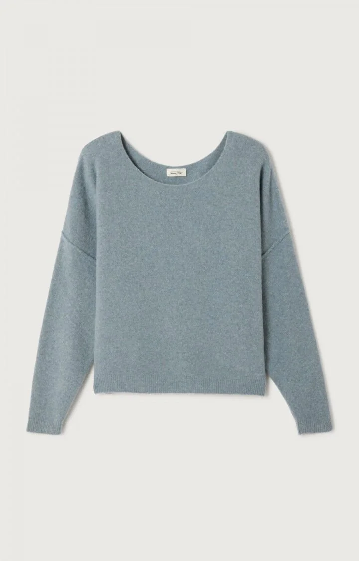 American Vintage Pullover Damsville in Blue Grey