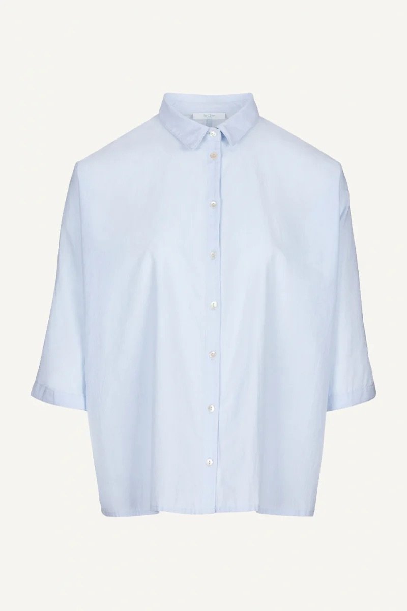 By Bar Bluse Norel Chambray in Light Blue