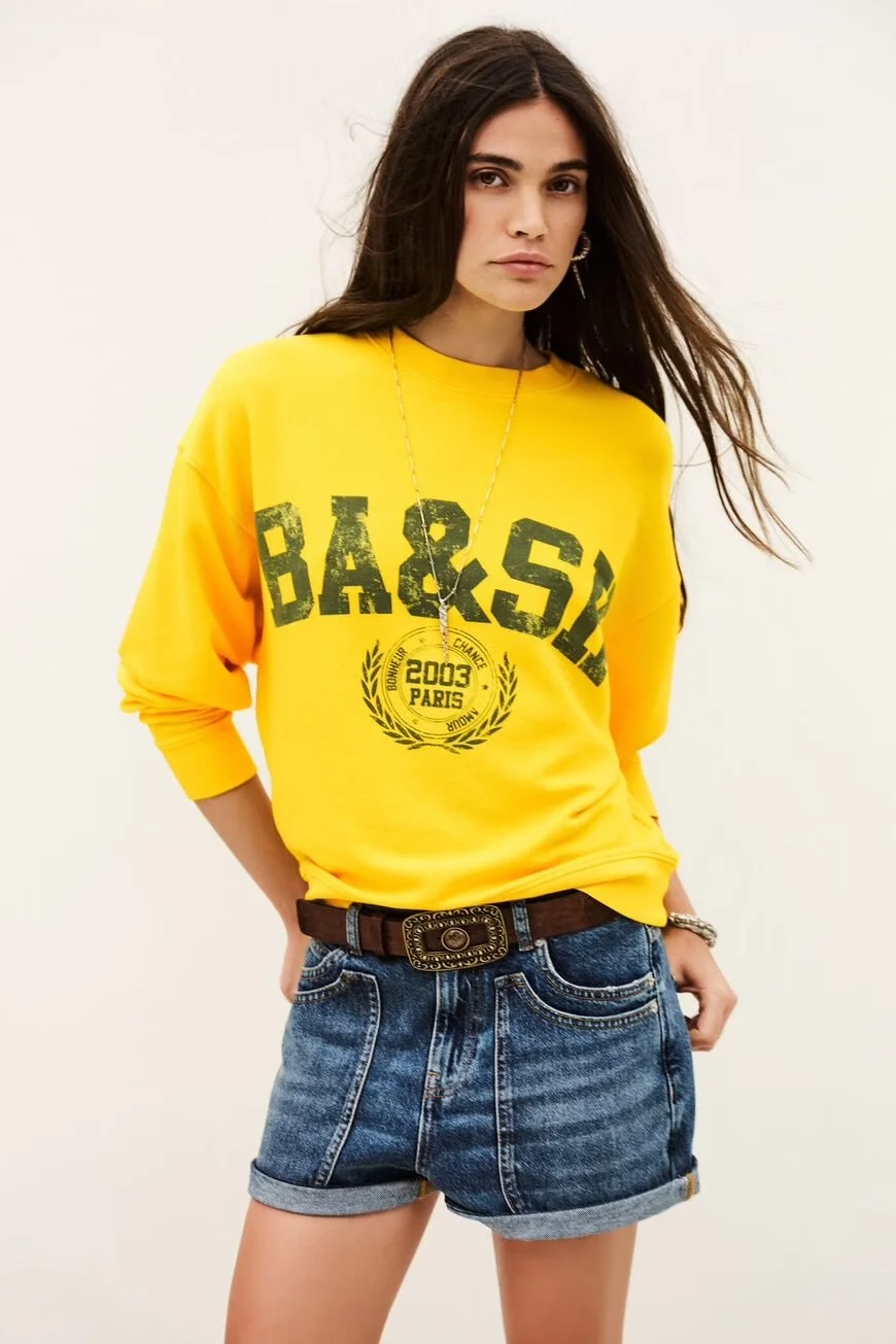 Bash Sweatshirt Benjamin in Yellow