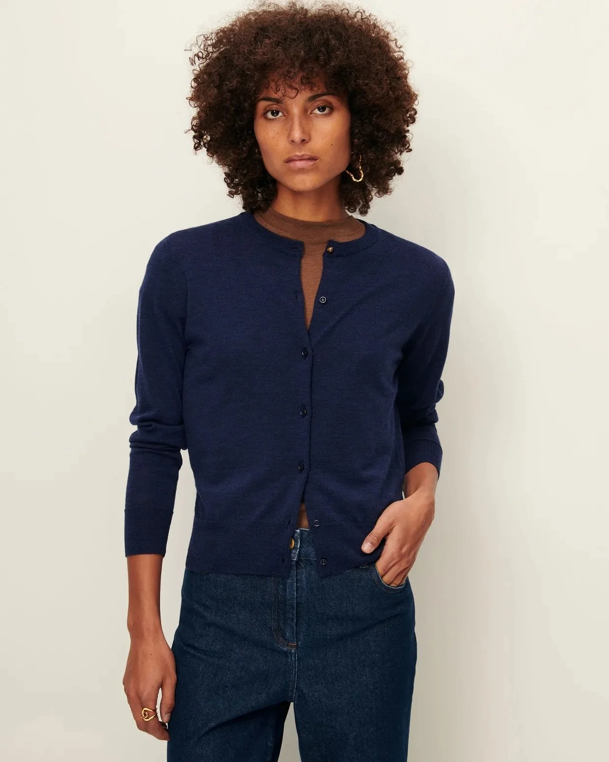 Sessùn Cardigan Diga in Indigo Blue