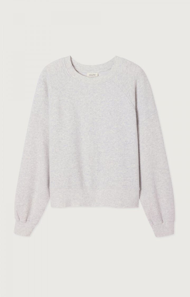 American Vintage Sweatshirt Atubay in Light Grey Melange