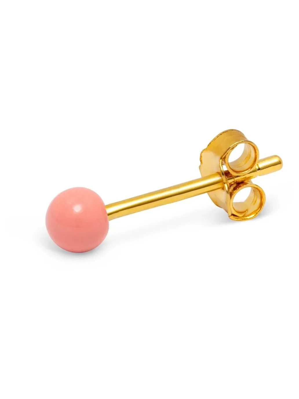 LULU Copenhagen Ohrring Color Ball in Burnt Coral