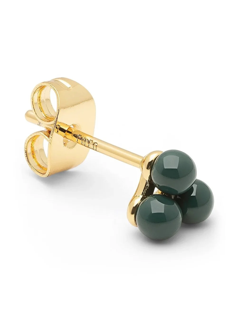 LULU Copenhagen Ohrring Trio in North Sea Green