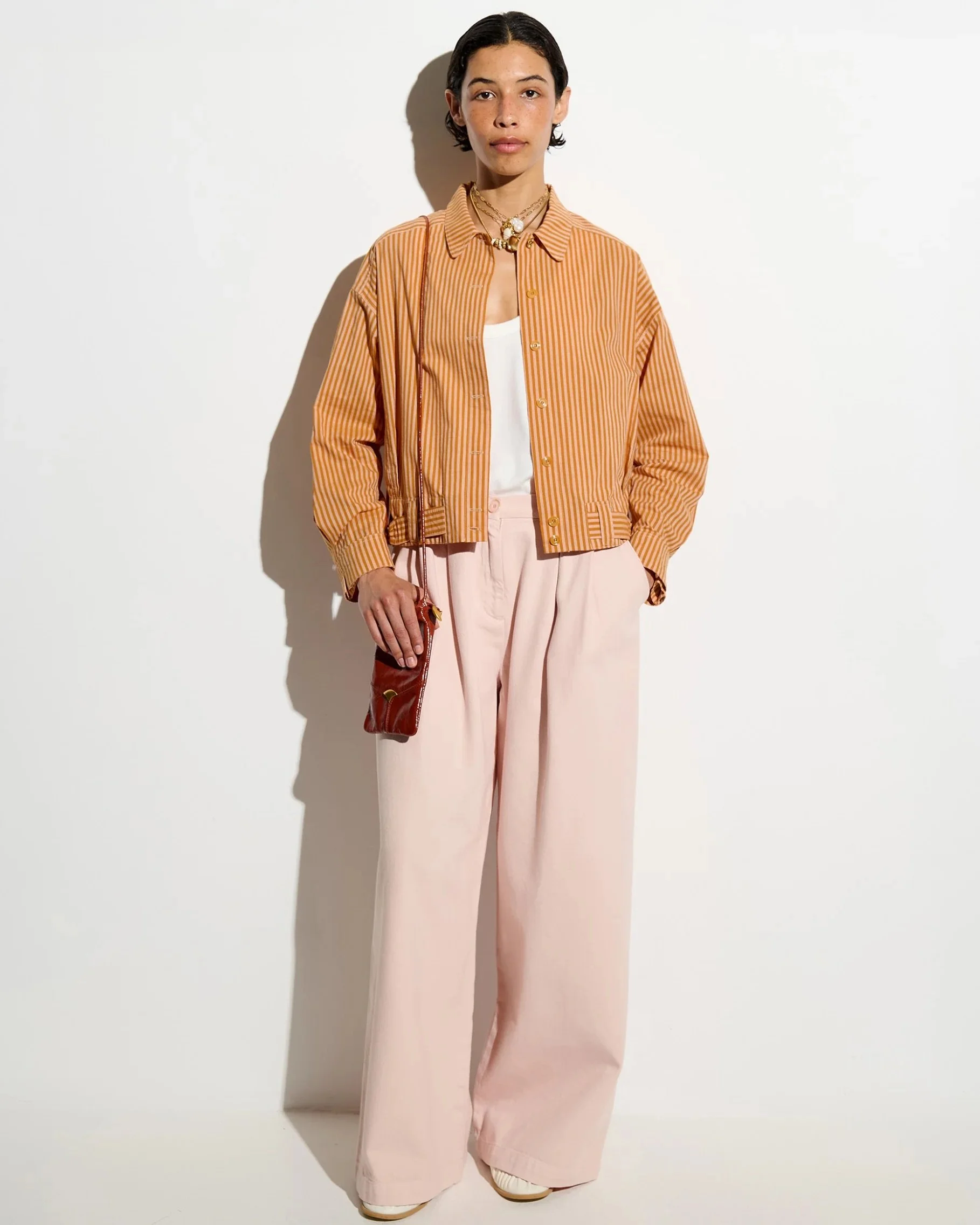 Sessùn Jacke Ouro in Solare Striped
