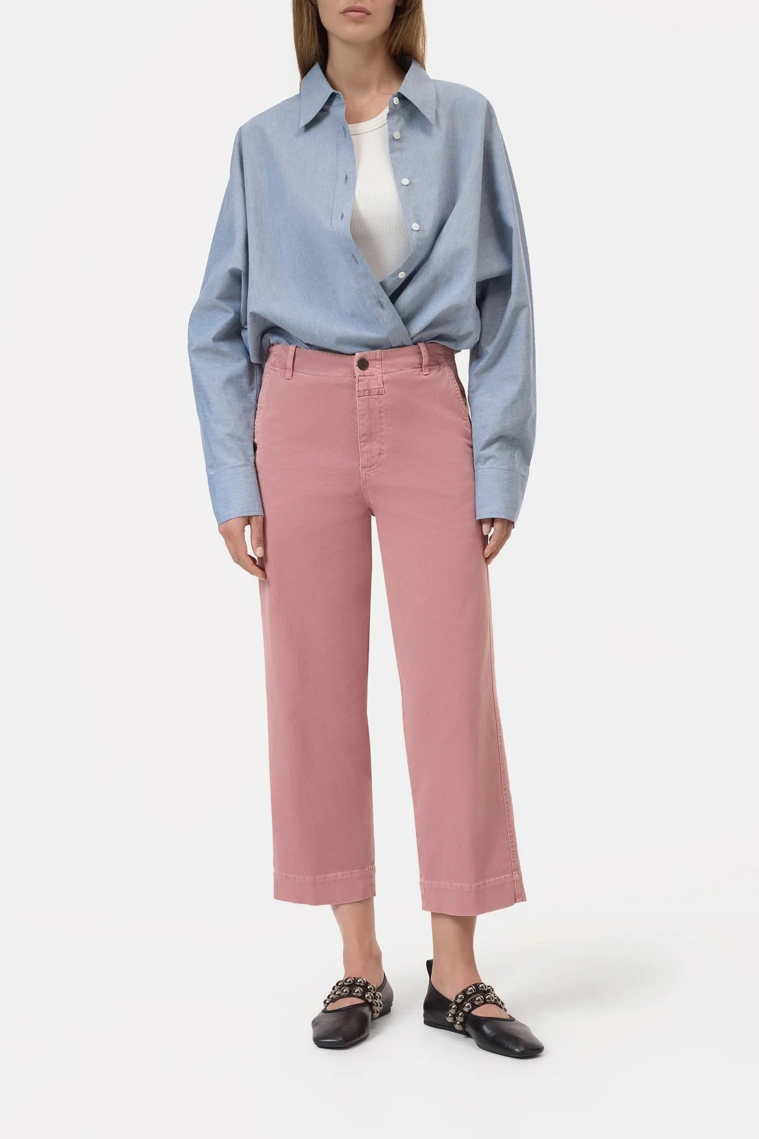 Closed Hose Rovea in Peony Pink