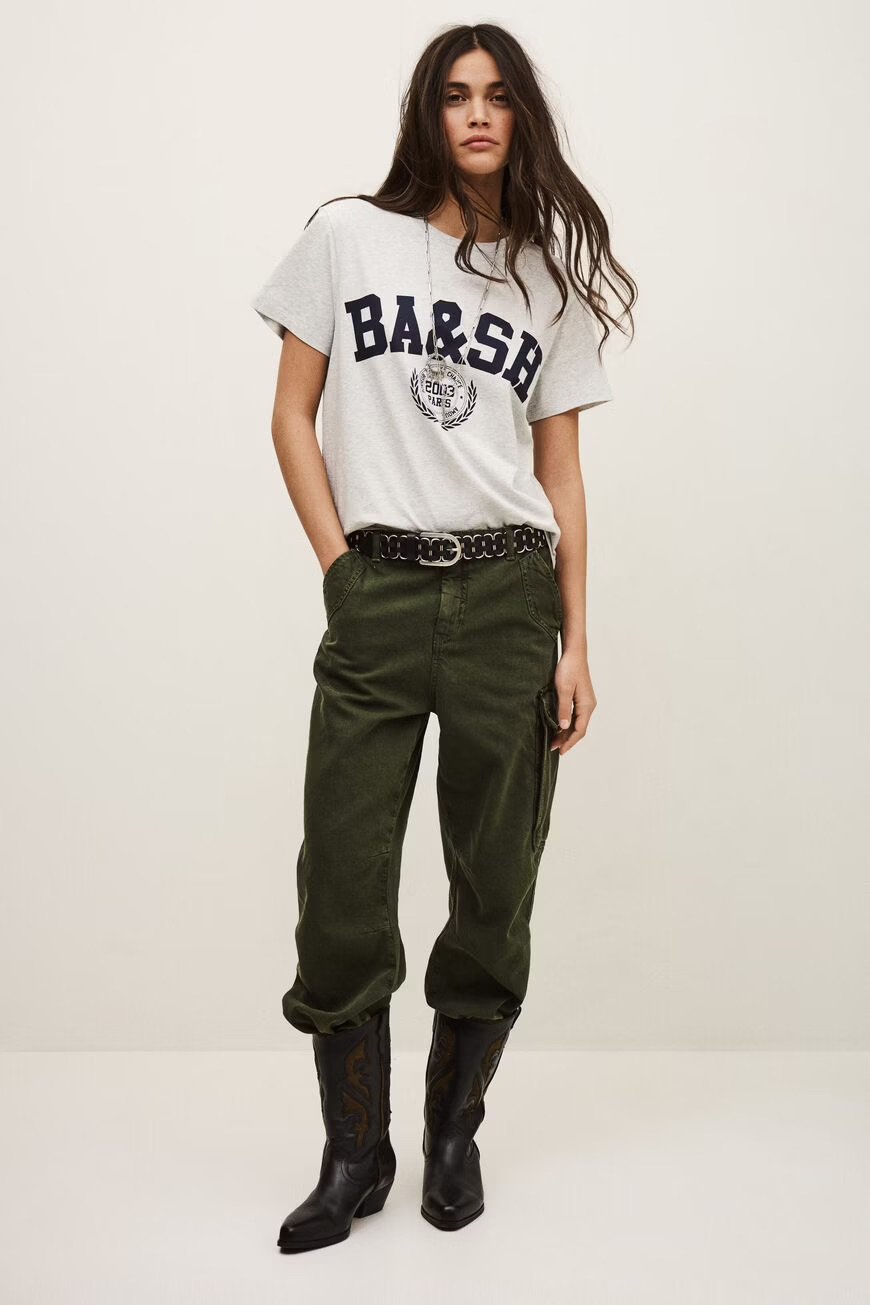 Bash Shirt Ioni in Grey Melange