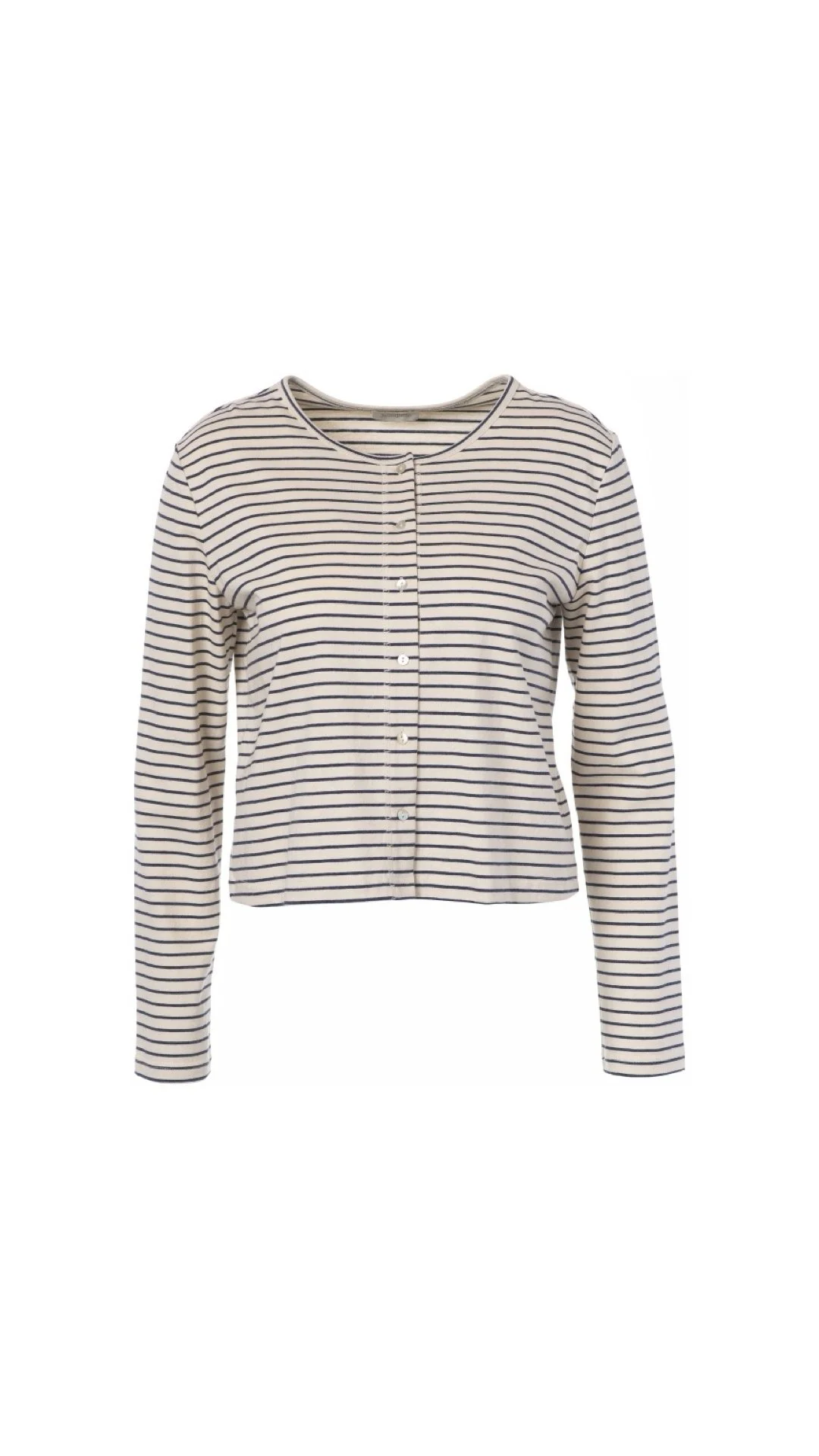 JC Sophie Cardigan Lena in Cream / Navy Striped
