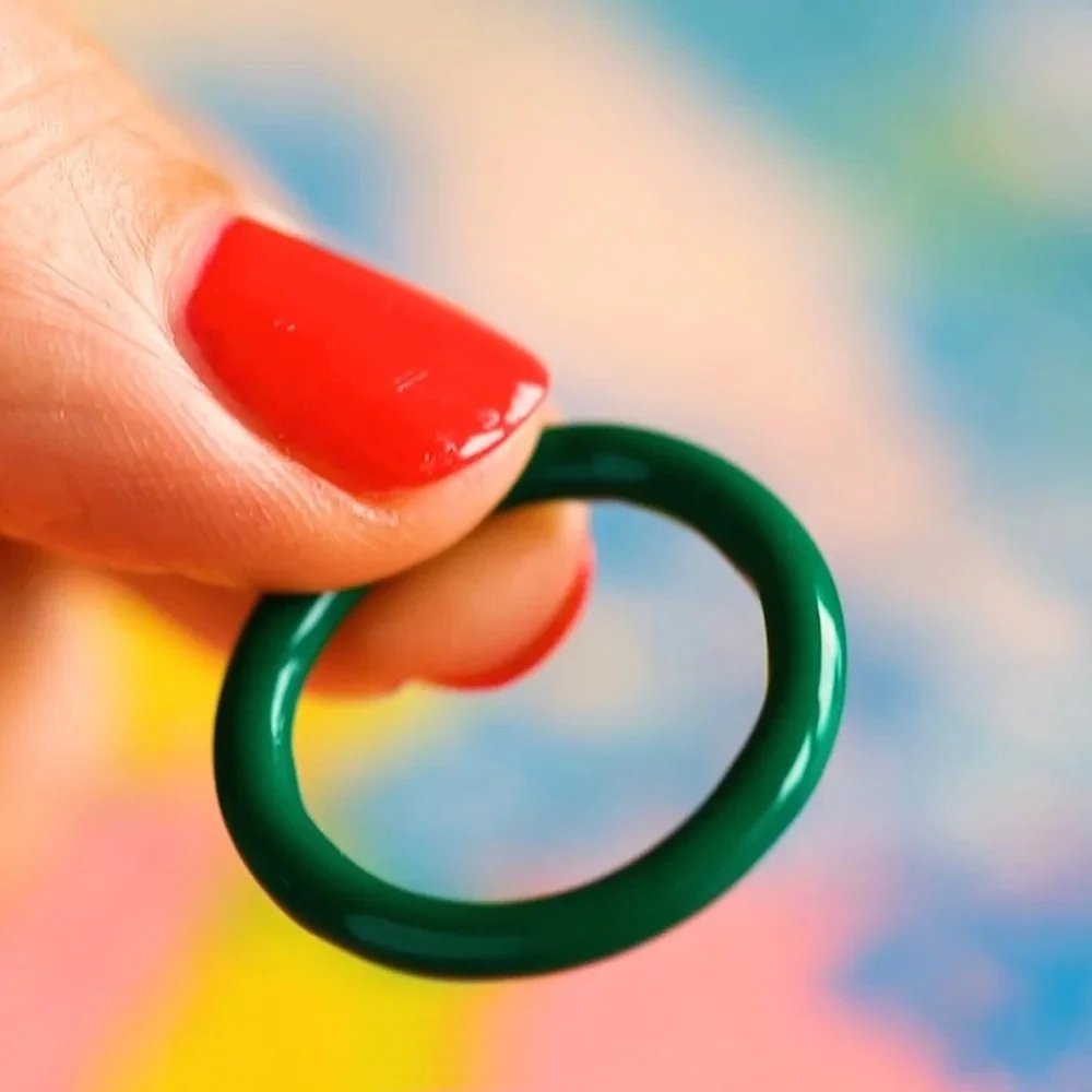 LULU Copenhagen Ring Color in Green