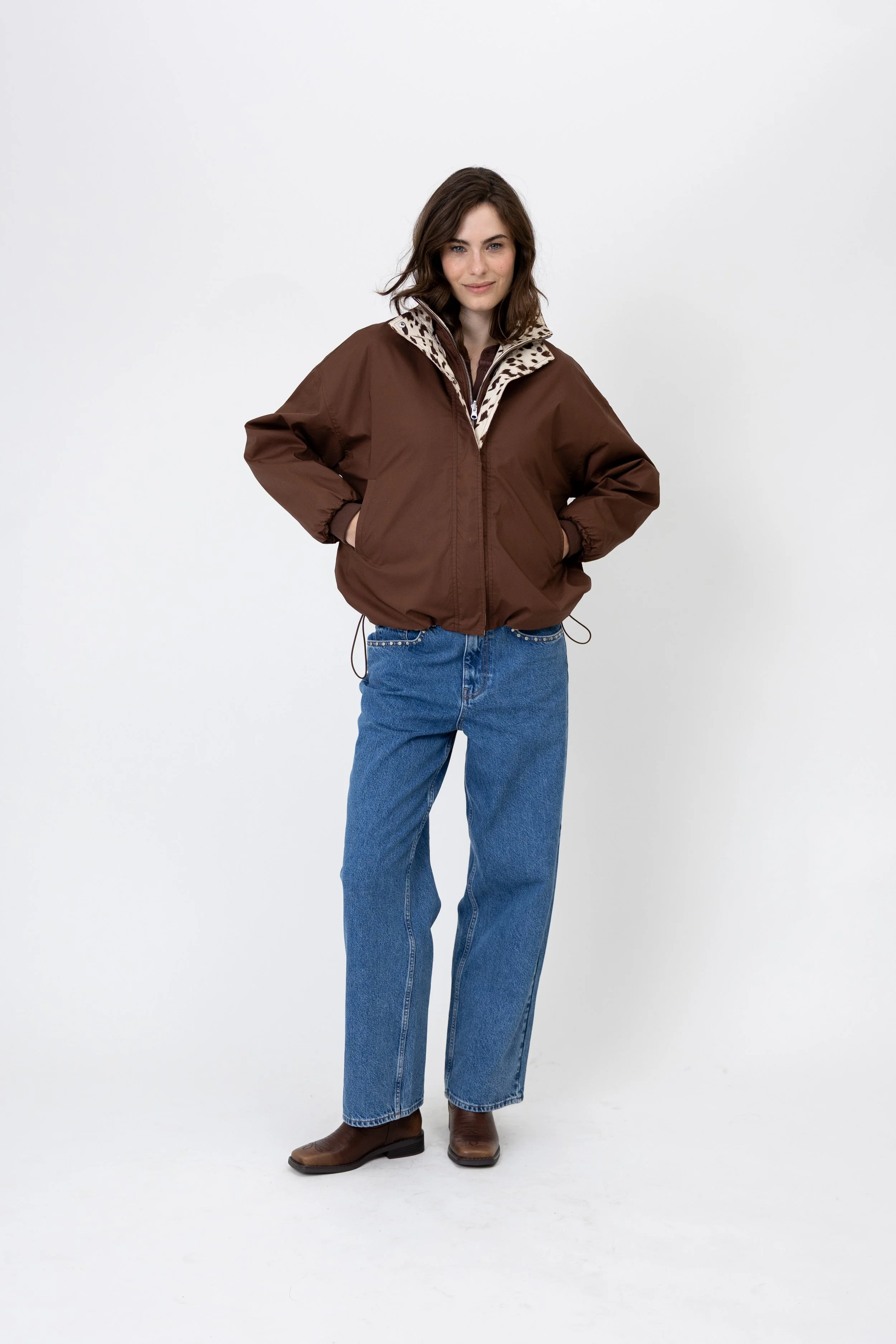 Amine Reversible Jacket_Dark-Brown-Cow_100670 8065_3136.jpeg